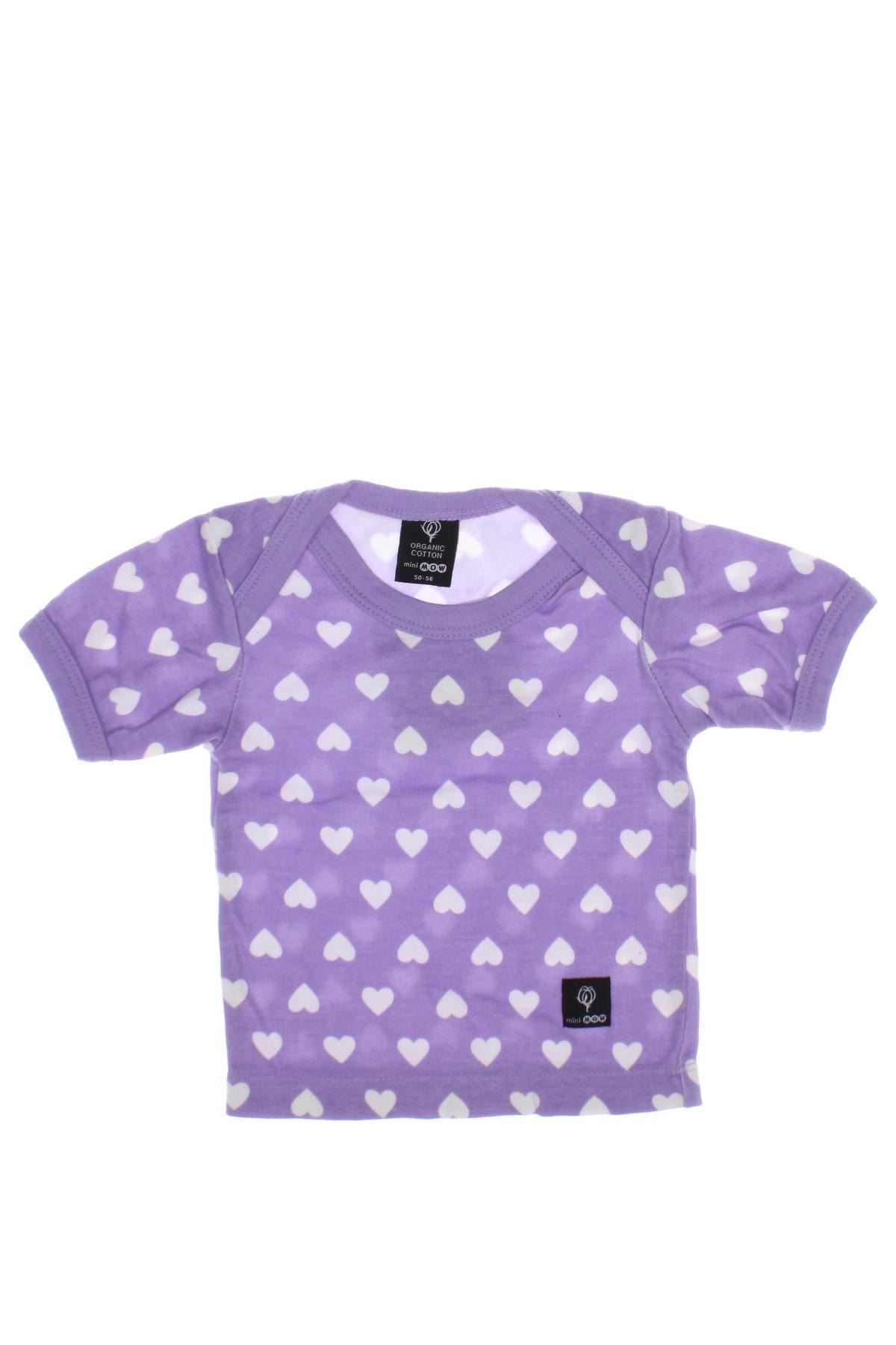 Kinder T-Shirt Mini, Größe 1-2m/ 50-56 cm, Farbe Lila, Preis 8,19 €