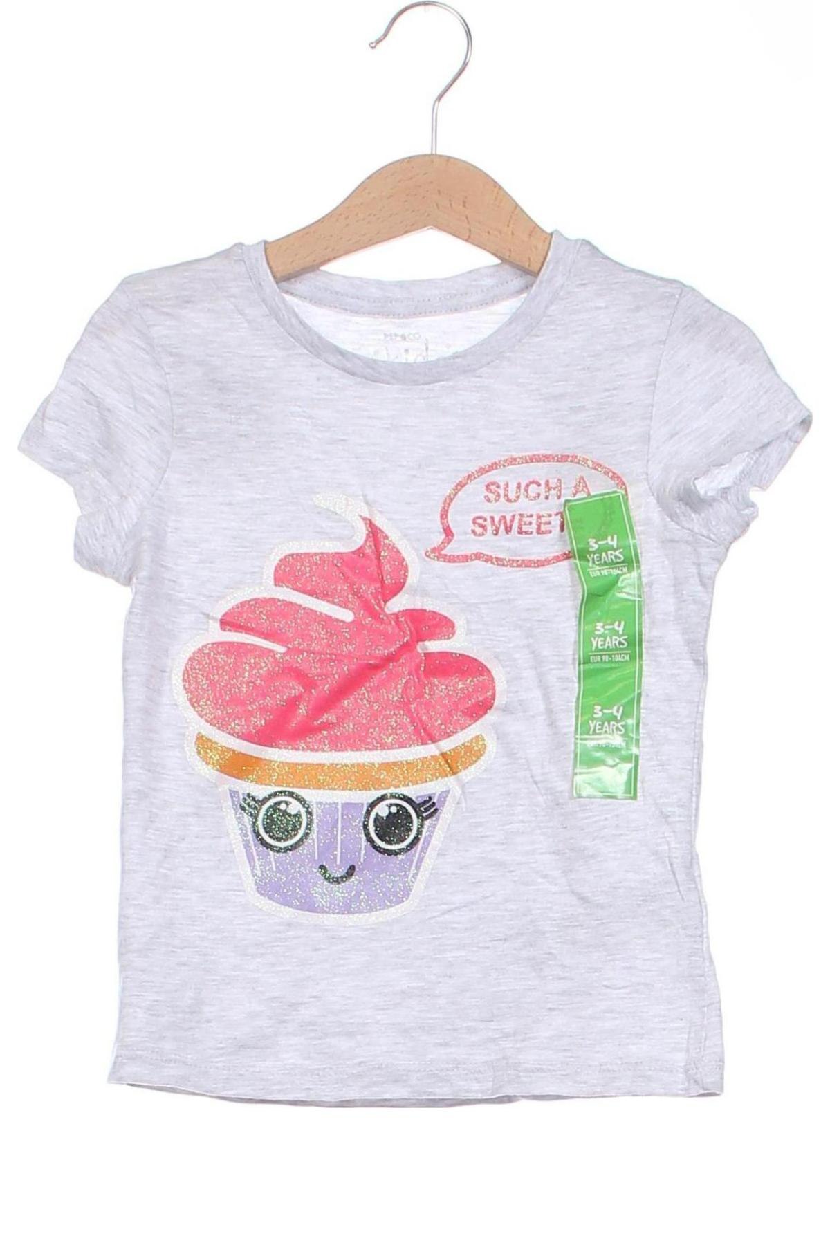 Kinder T-Shirt Pep & Co, Größe 2-3y/ 98-104 cm, Farbe Grau, Preis € 11,49