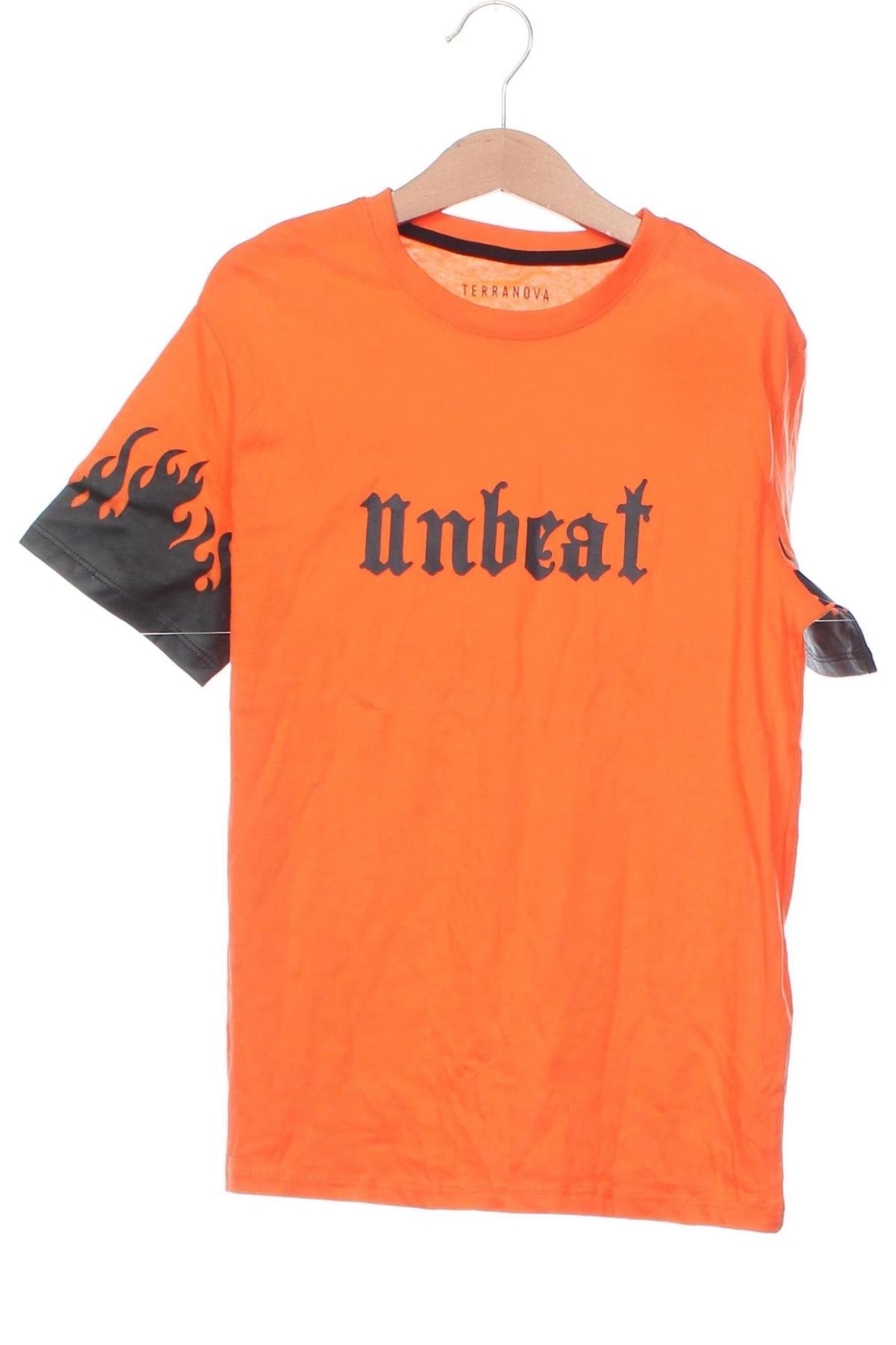 Kinder T-Shirt Terranova, Größe 7-8y/ 128-134 cm, Farbe Orange, Preis € 4,99