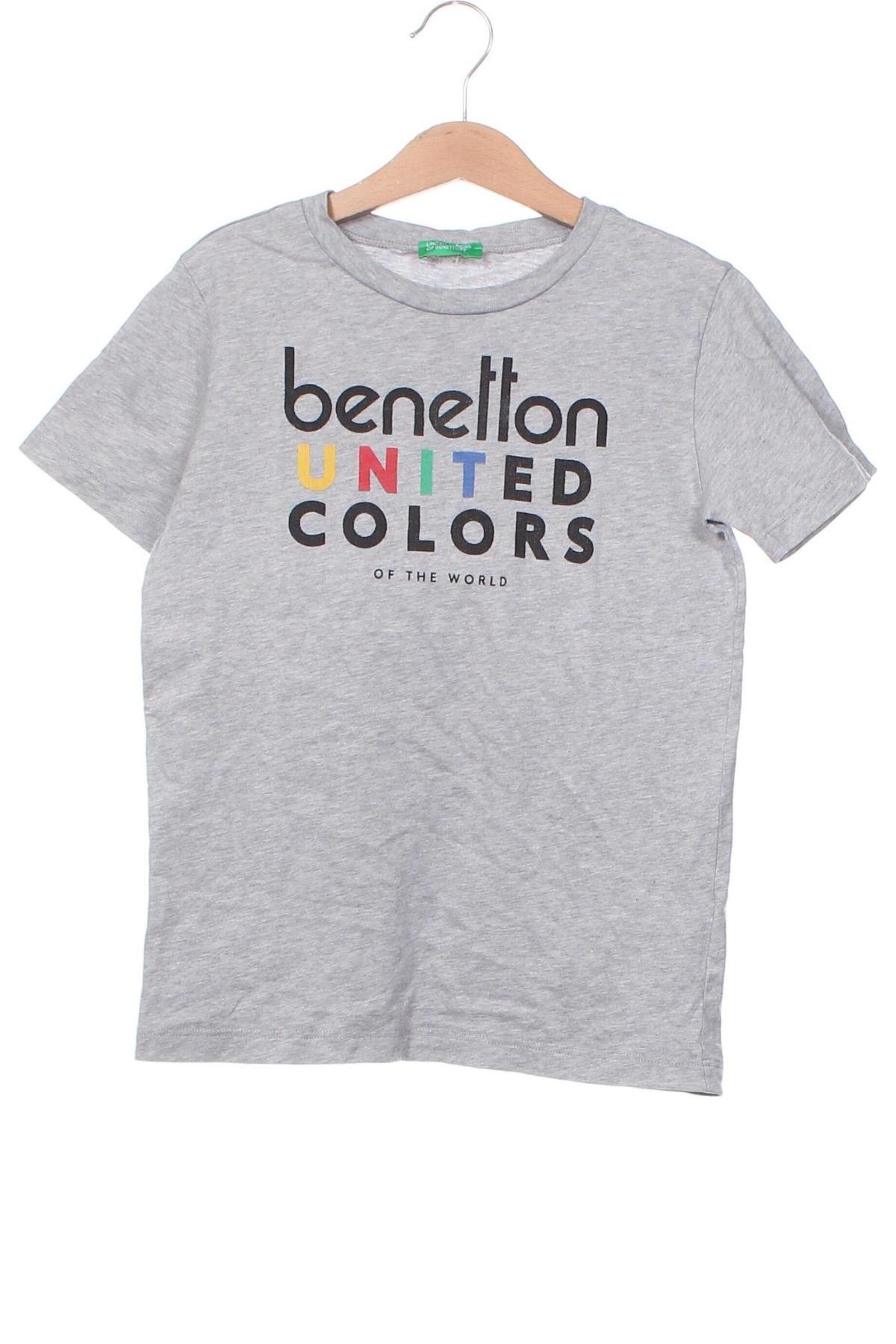 Detské tričko United Colors Of Benetton, Veľkosť 7-8y/ 128-134 cm, Farba Sivá, Cena  5,95 €