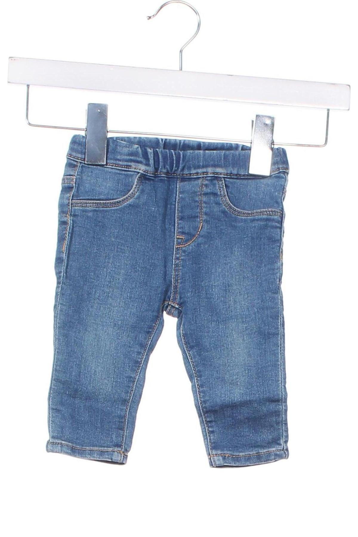 Blugi pentru copii H&M, Mărime 3-6m/ 62-68 cm, Culoare Albastru, Preț 55,99 Lei