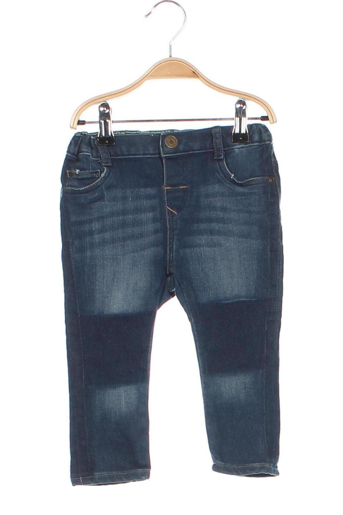 Dziecięce jeansy H&M, Rozmiar 18-24m/ 86-98 cm, Kolor Niebieski, Cena 51,99 zł