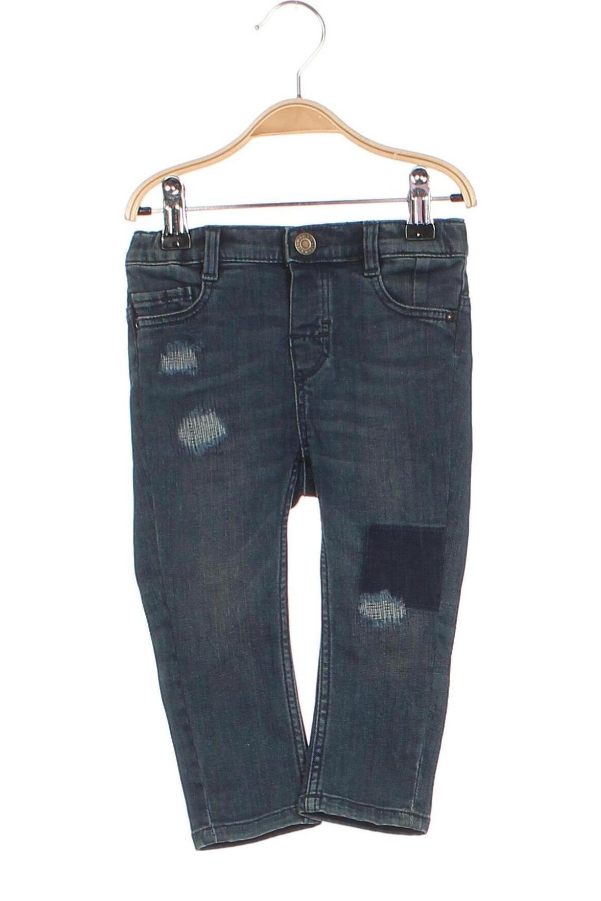 Dziecięce jeansy H&M, Rozmiar 18-24m/ 86-98 cm, Kolor Niebieski, Cena 73,56 zł