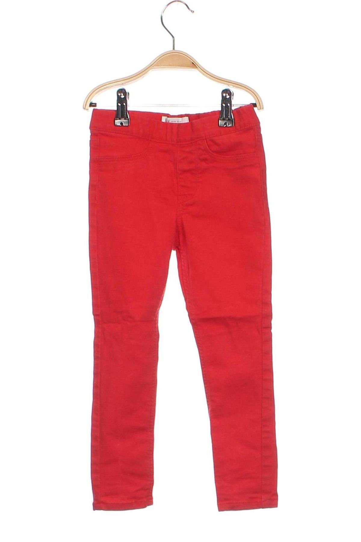 Kinderjeans H&M, Größe 3-4y/ 104-110 cm, Farbe Rot, Preis 16,37 €