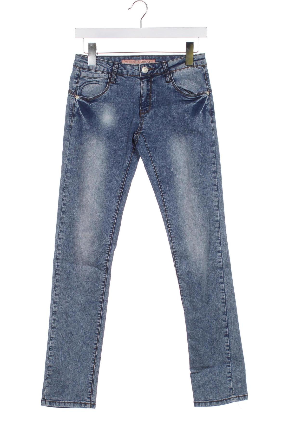 Kinderjeans Million X, Größe 13-14y/ 164-168 cm, Farbe Blau, Preis 22,49 €