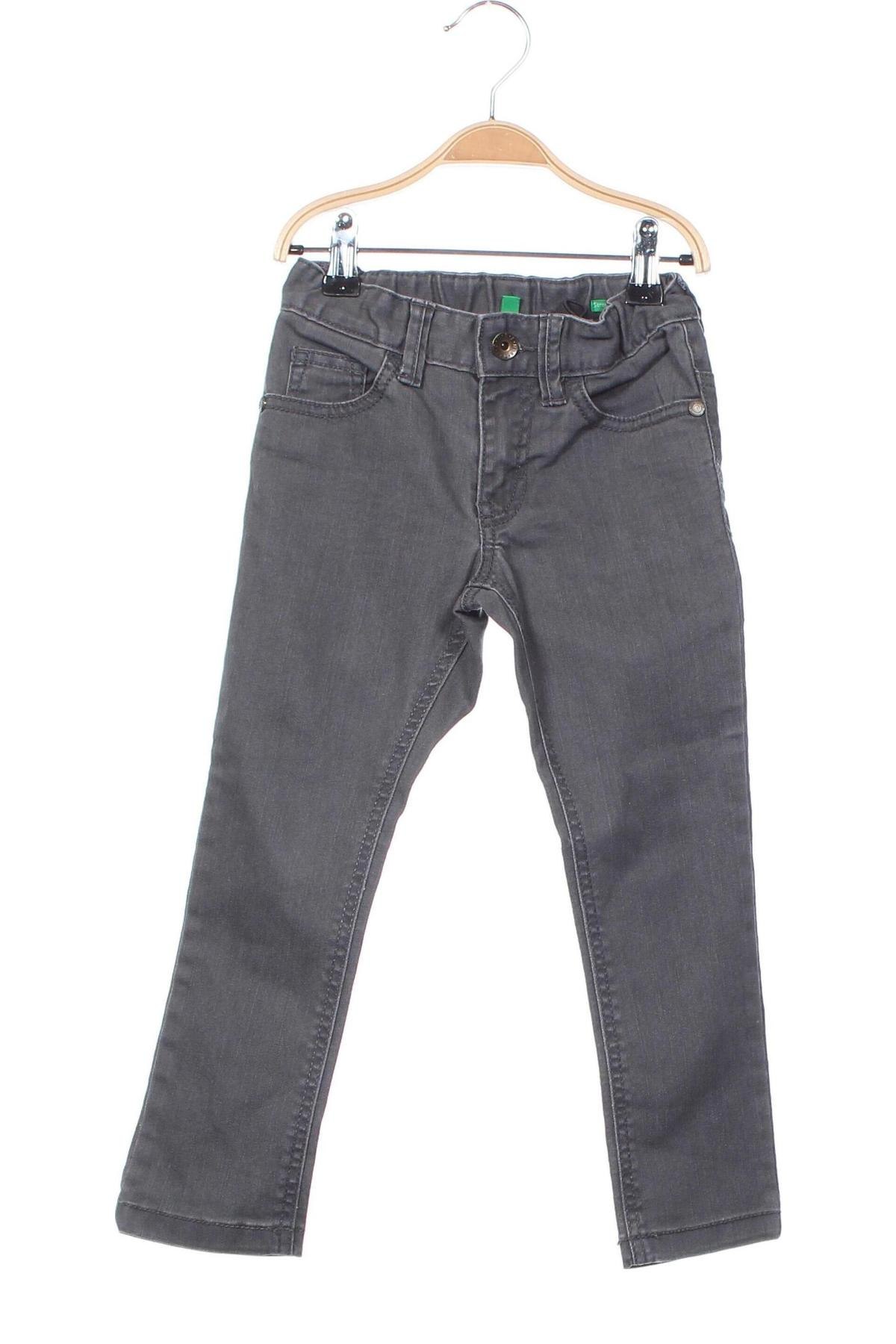 Kinderjeans United Colors Of Benetton, Größe 4-5y/ 110-116 cm, Farbe Grau, Preis € 14,00