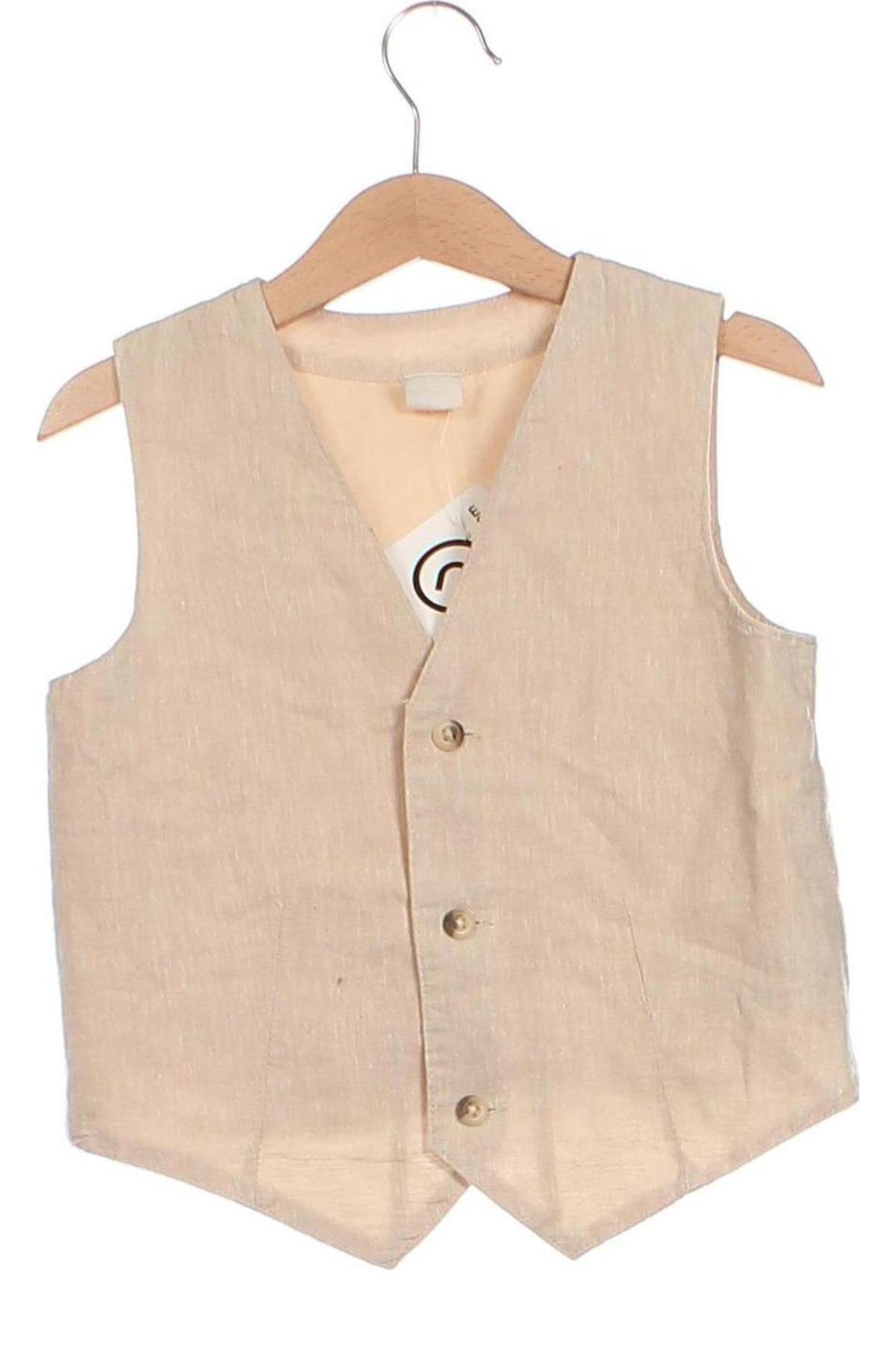 Kinderweste H&M, Größe 18-24m/ 86-98 cm, Farbe Beige, Preis 6,99 €