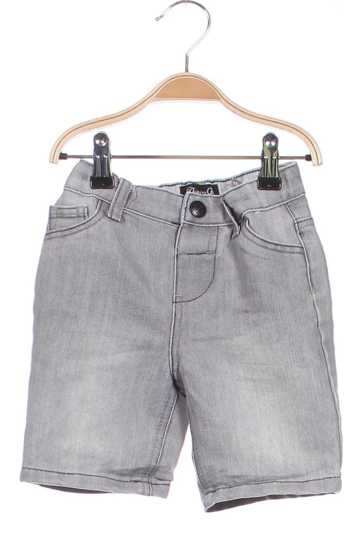 Detské krátke nohavice  Denim Co., Veľkosť 18-24m/ 86-98 cm, Farba Sivá, Cena  5,95 €