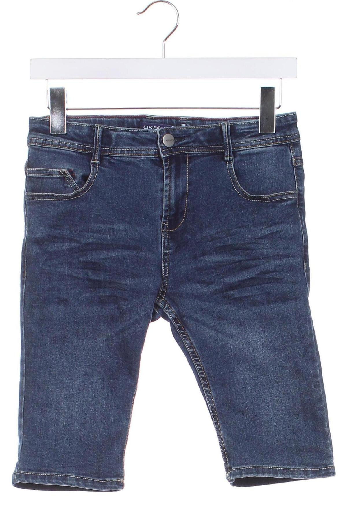 Kinder Shorts Okaidi, Größe 11-12y/ 152-158 cm, Farbe Blau, Preis 5,99 €