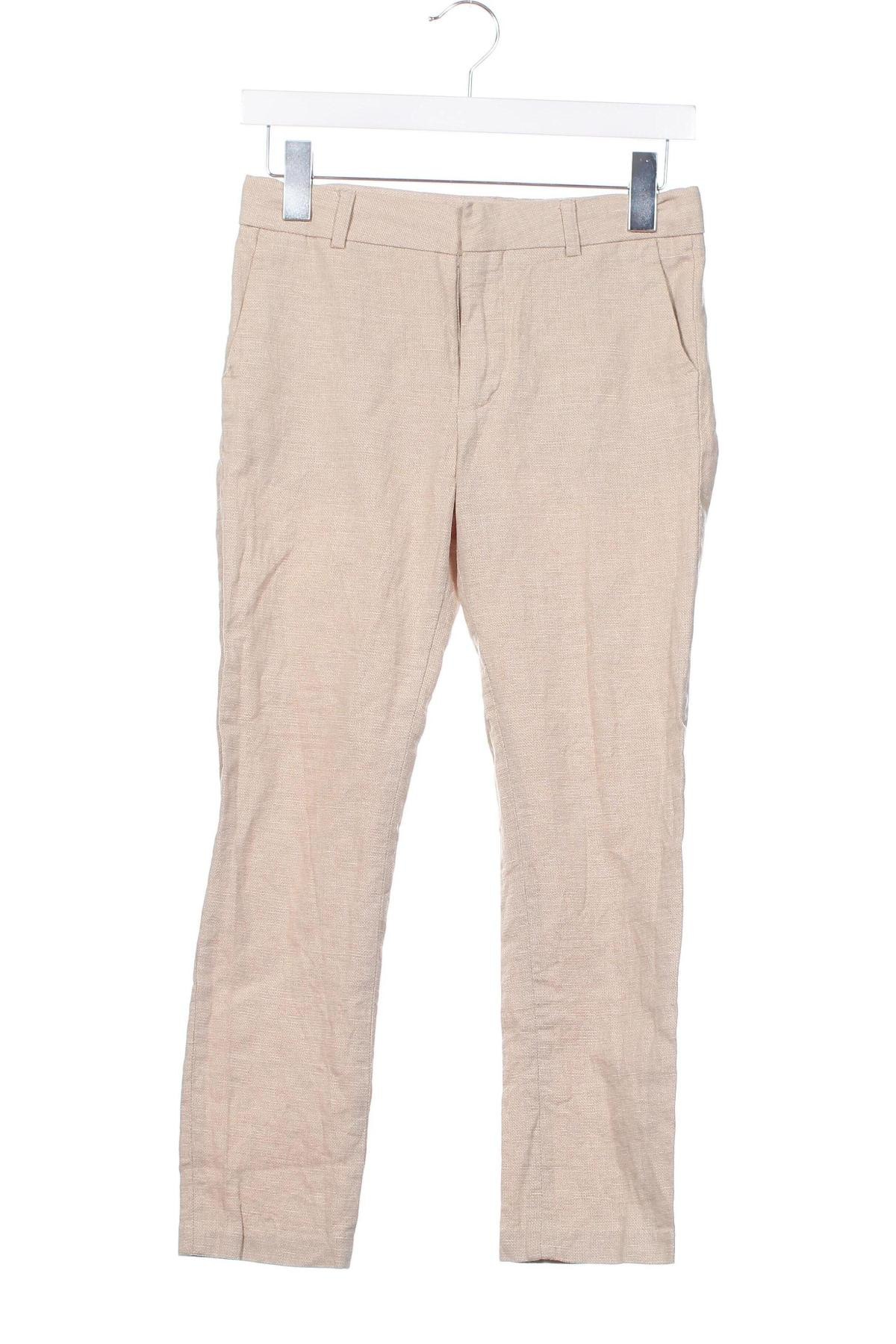 Pantaloni pentru copii H&M, Mărime 10-11y/ 146-152 cm, Culoare Bej, Preț 37,99 Lei