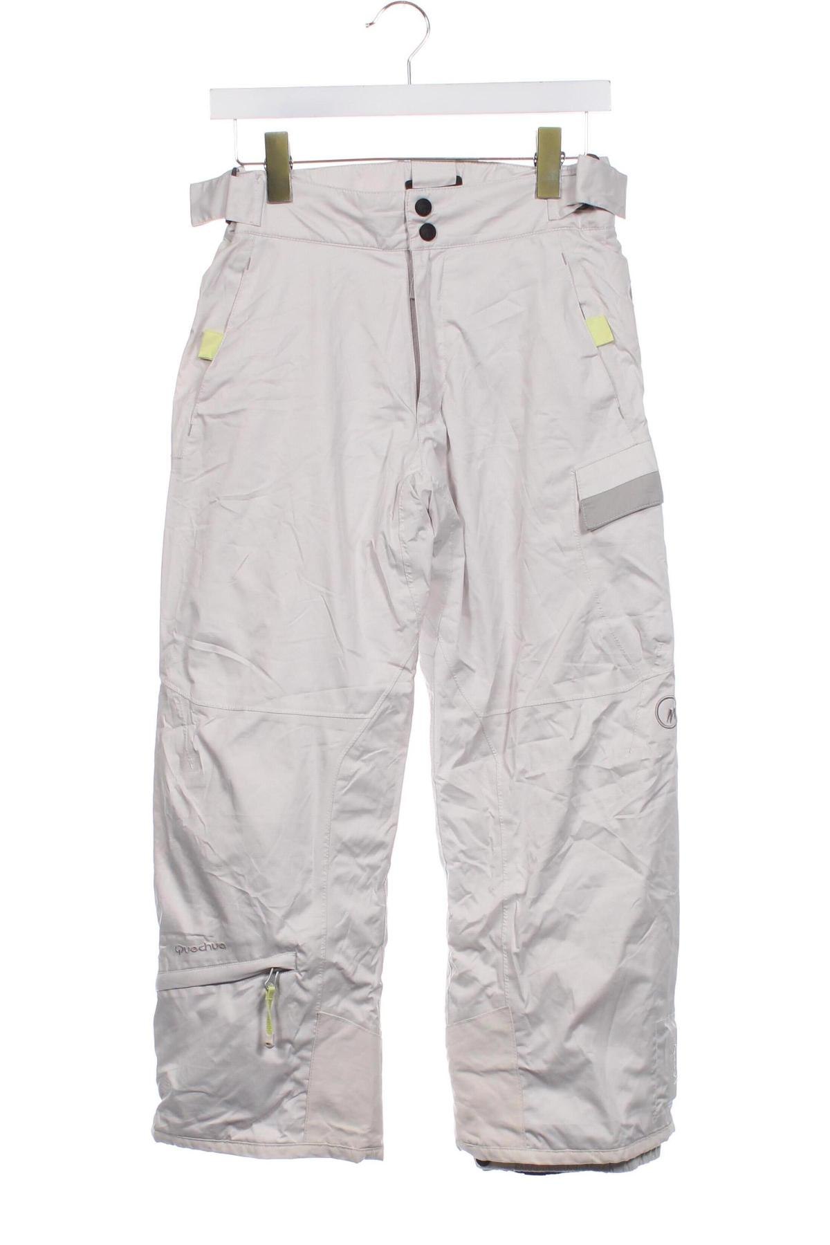 Pantaloni pentru copii Quechua, Mărime 9-10y/ 140-146 cm, Culoare Alb, Preț 31,99 Lei