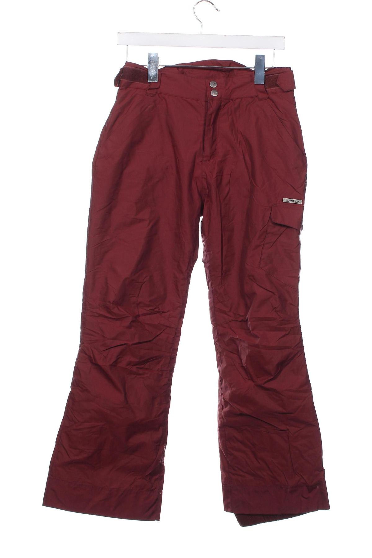 Kinderhose für Wintersport Wedze, Größe 13-14y/ 164-168 cm, Farbe Rot, Preis 23,99 €