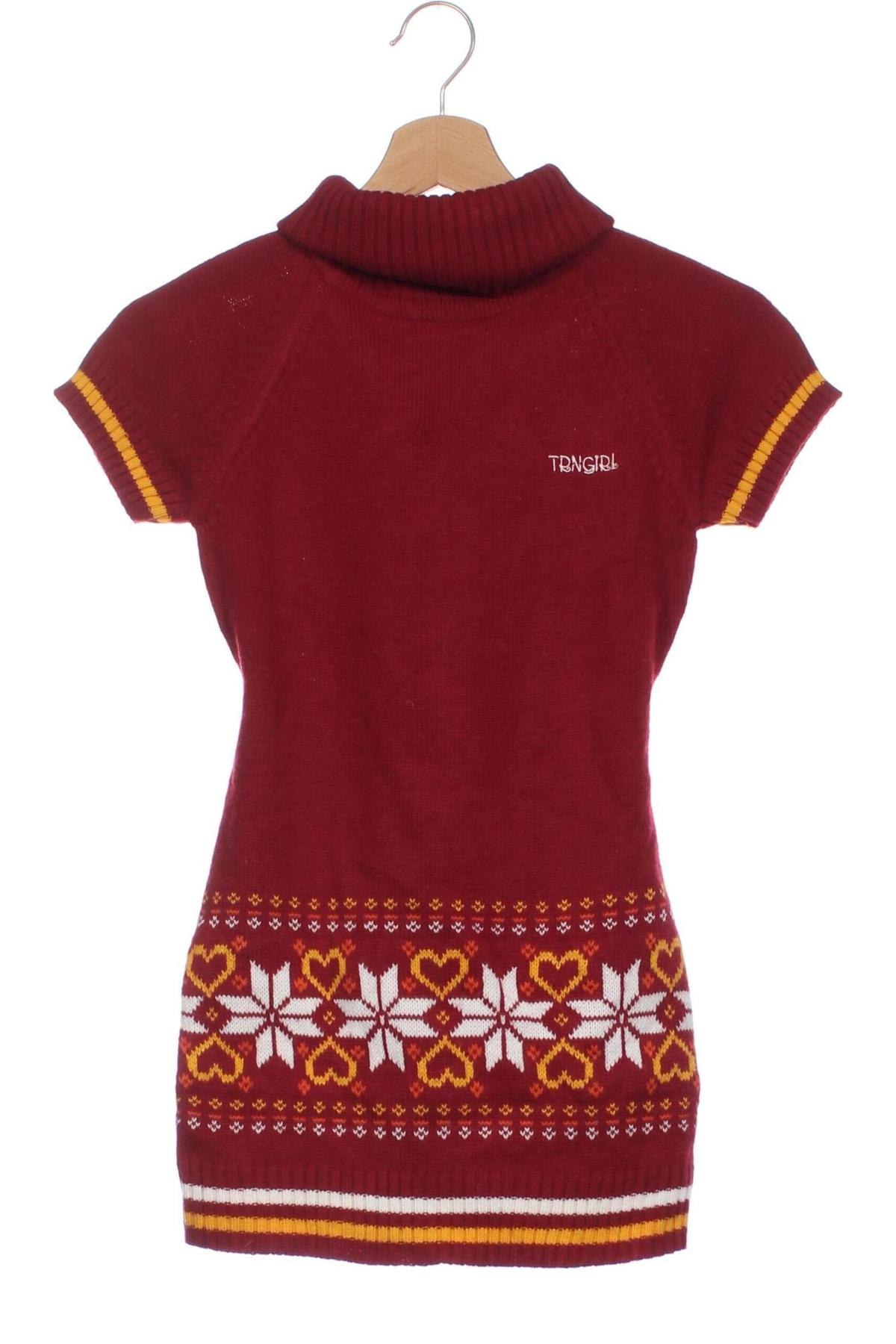 Kinderpullover, Größe 7-8y/ 128-134 cm, Farbe Rot, Preis 8,49 €