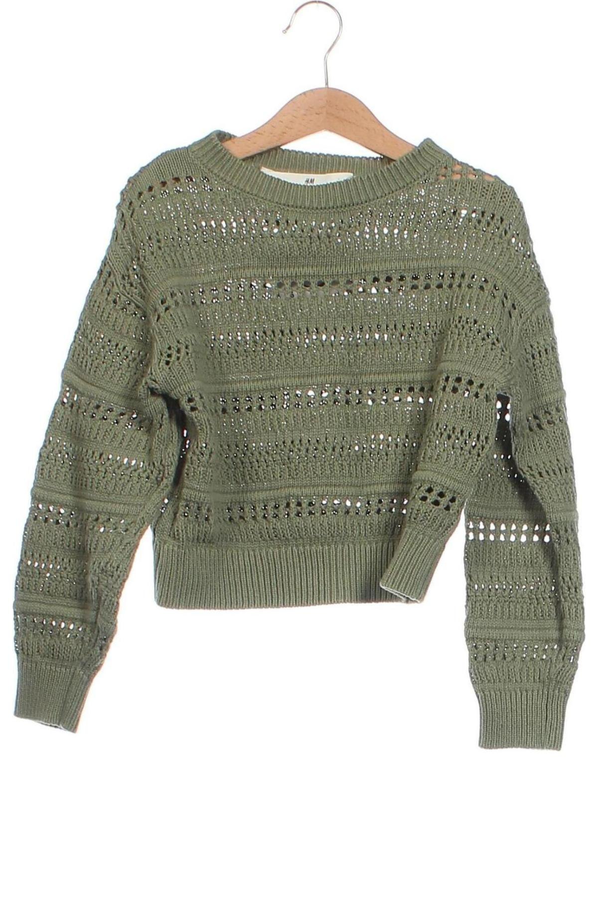 Pulover pentru copii H&M, Mărime 8-9y/ 134-140 cm, Culoare Verde, Preț 30,99 Lei