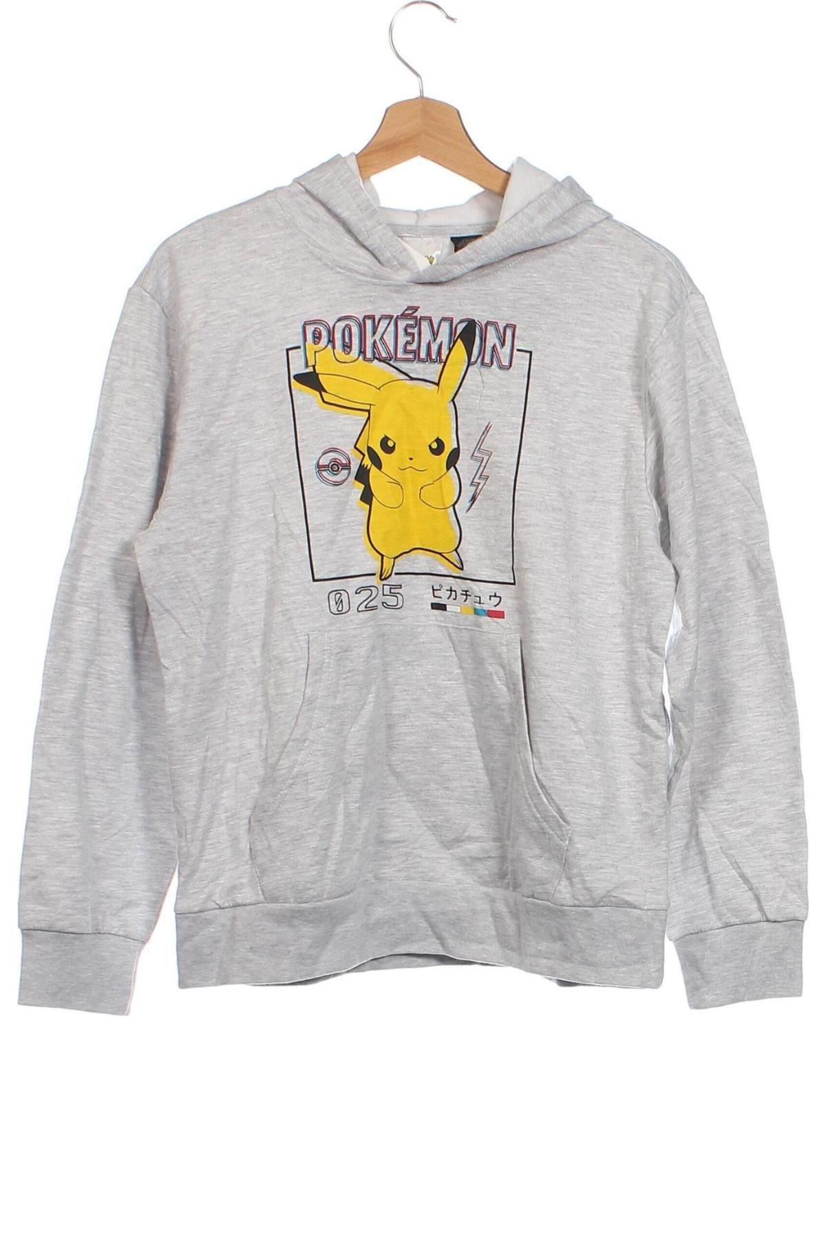 Gyerek sweatshirt Pokemon, Méret 13-14y / 164-168 cm, Szín Szürke, Ár 5 899 Ft