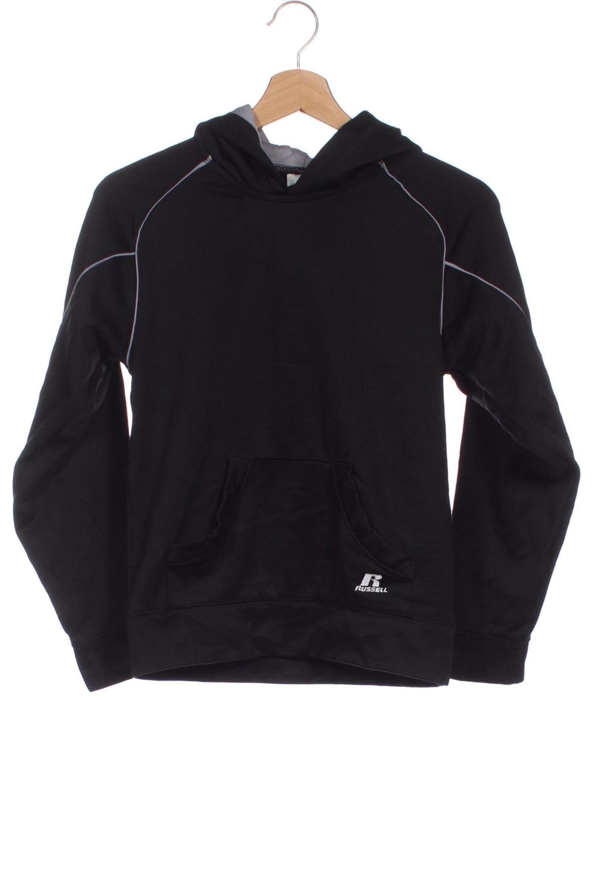 Gyerek sweatshirt Russell Athletic, Méret 11-12y / 152-158 cm, Szín Fekete, Ár 2 599 Ft