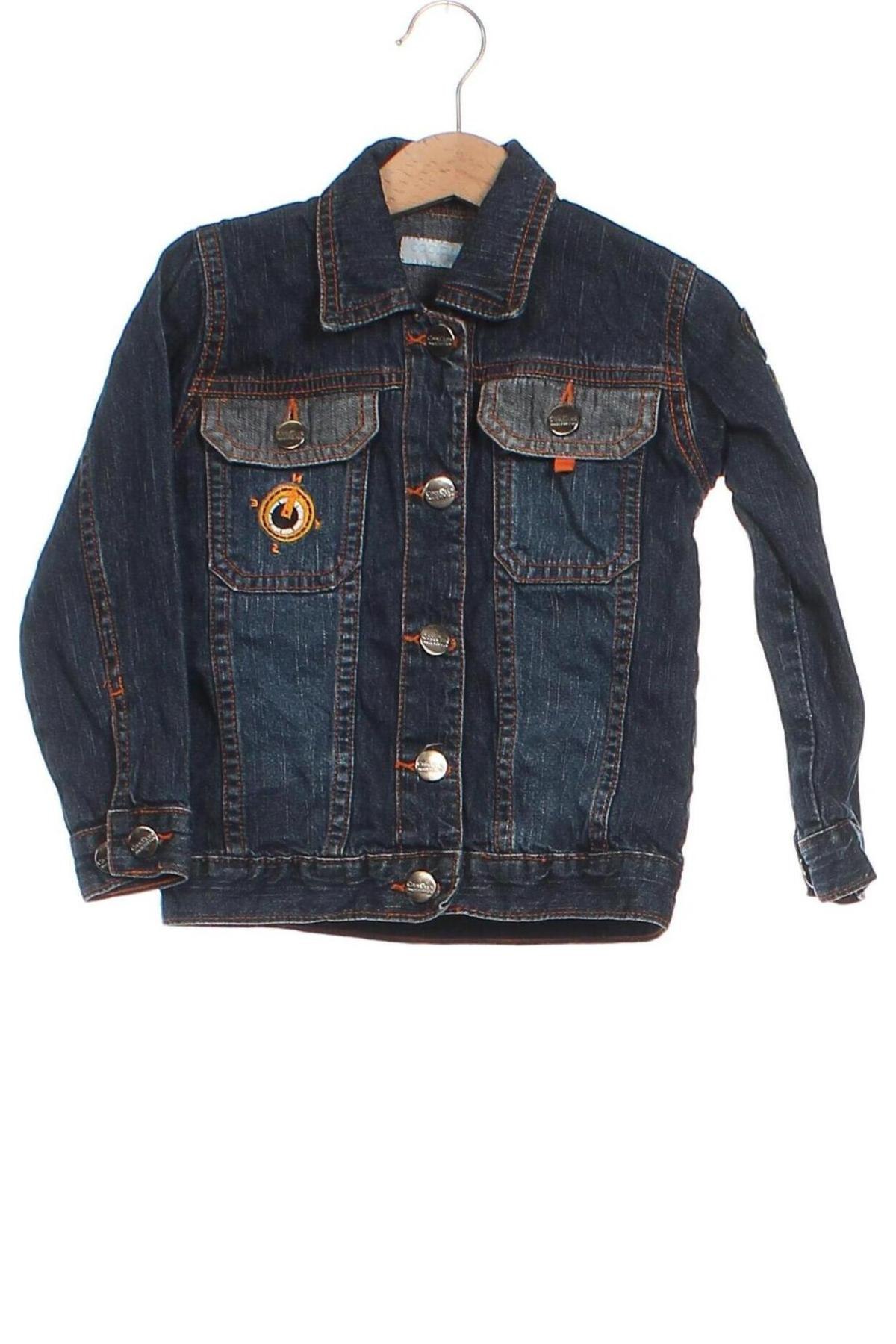 Kinder Jeansjacke Coolclub, Größe 18-24m/ 86-98 cm, Farbe Blau, Preis 12,99 €