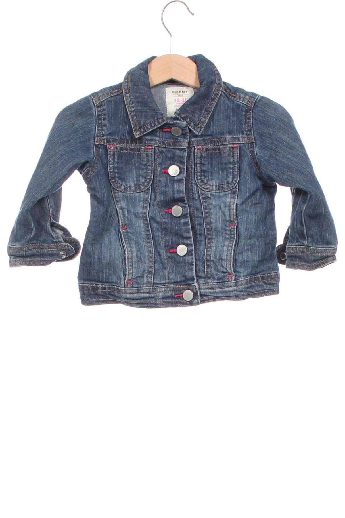 Geacă de blugi, pentru copii Old Navy, Mărime 12-18m/ 80-86 cm, Culoare Albastru, Preț 83,99 Lei