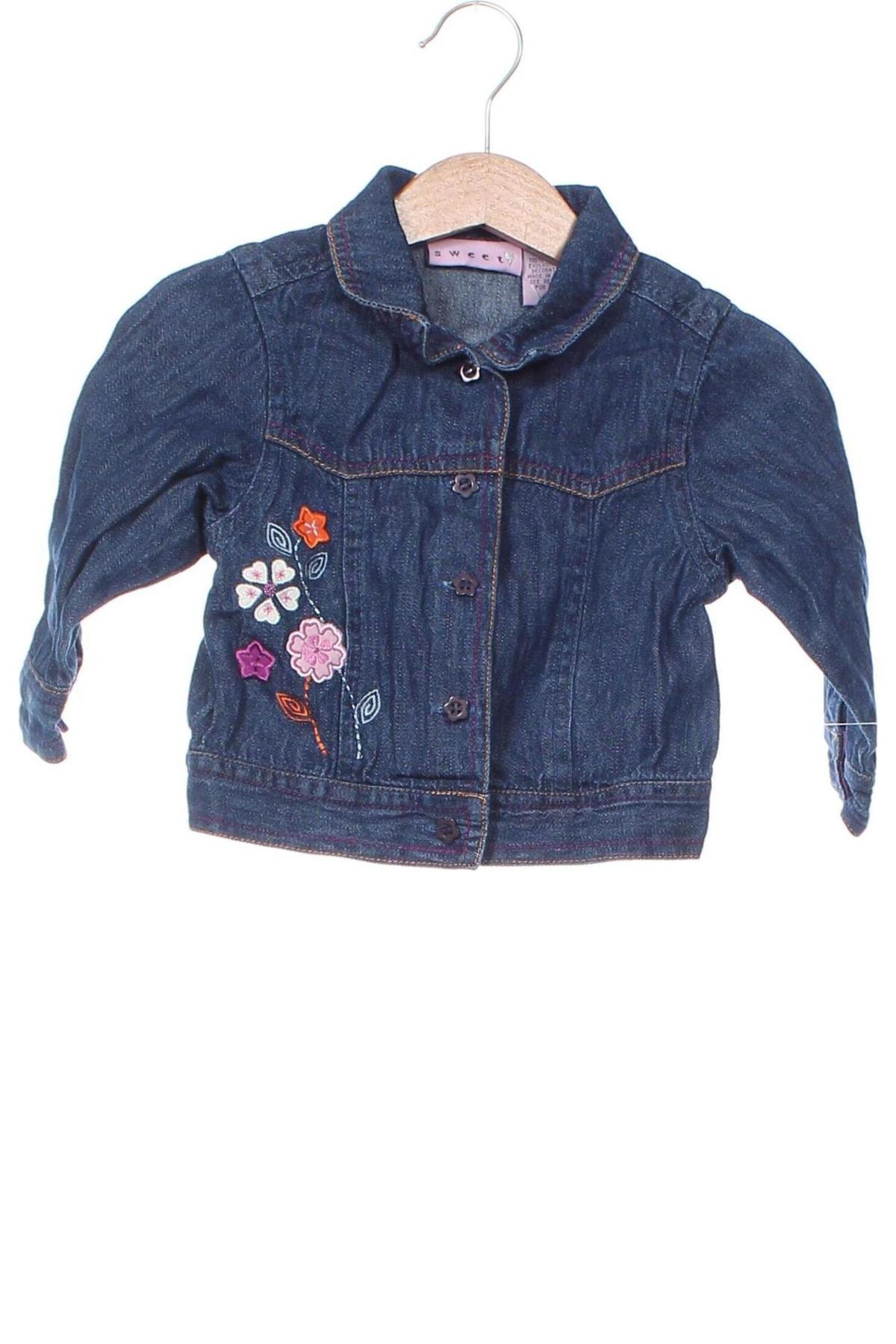 Kinder Jeansjacke Sweet, Größe 9-12m/ 74-80 cm, Farbe Blau, Preis 25,49 €