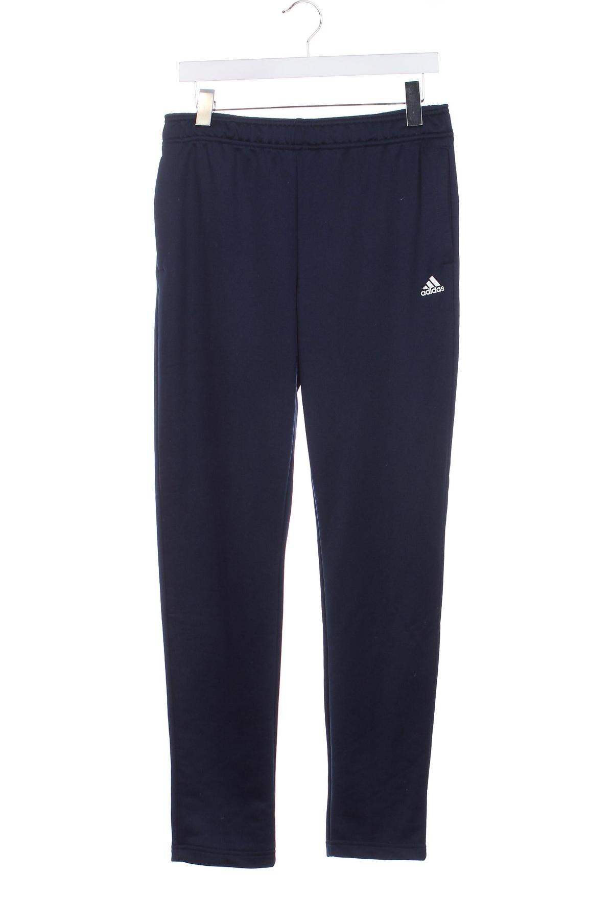 Pantaloni de trening, pentru copii Adidas, Mărime 13-14y/ 164-168 cm, Culoare Albastru, Preț 62,99 Lei