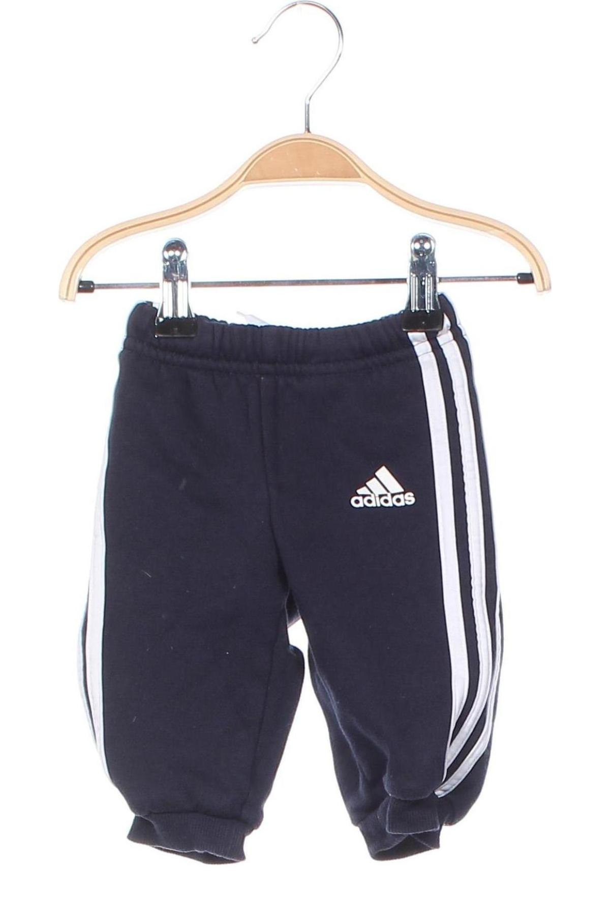 Παιδική κάτω φόρμα Adidas, Μέγεθος 2-3m/ 56-62 εκ., Χρώμα Μπλέ, Τιμή 11,49 €