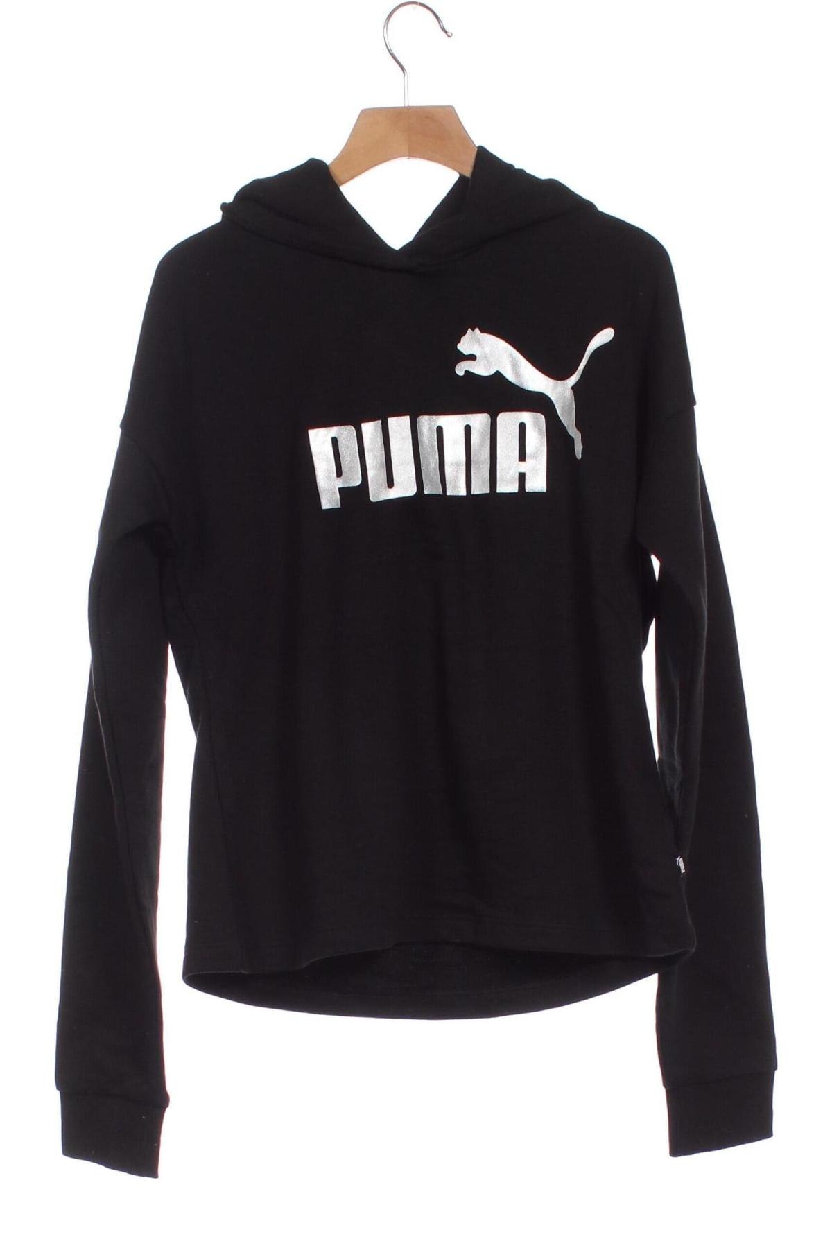 Bluză de trening, pentru copii PUMA, Mărime 12-13y/ 158-164 cm, Culoare Negru, Preț 98,99 Lei