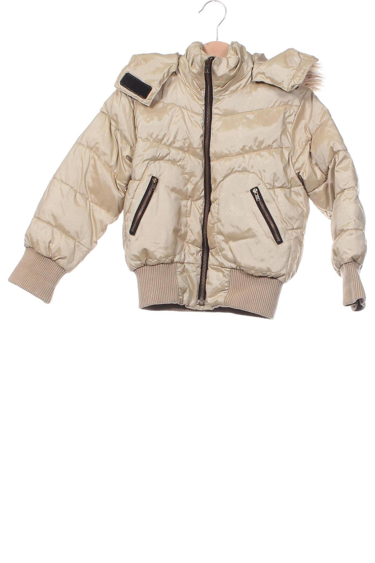 Kinderjacke H&M, Größe 4-5y/ 110-116 cm, Farbe Beige, Preis € 9,49