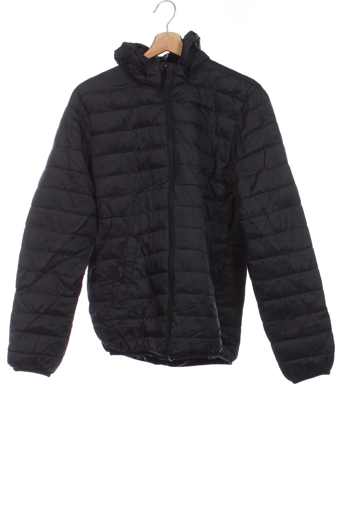 Kinderjacke H&M, Größe 14-15y/ 168-170 cm, Farbe Schwarz, Preis 11,99 €