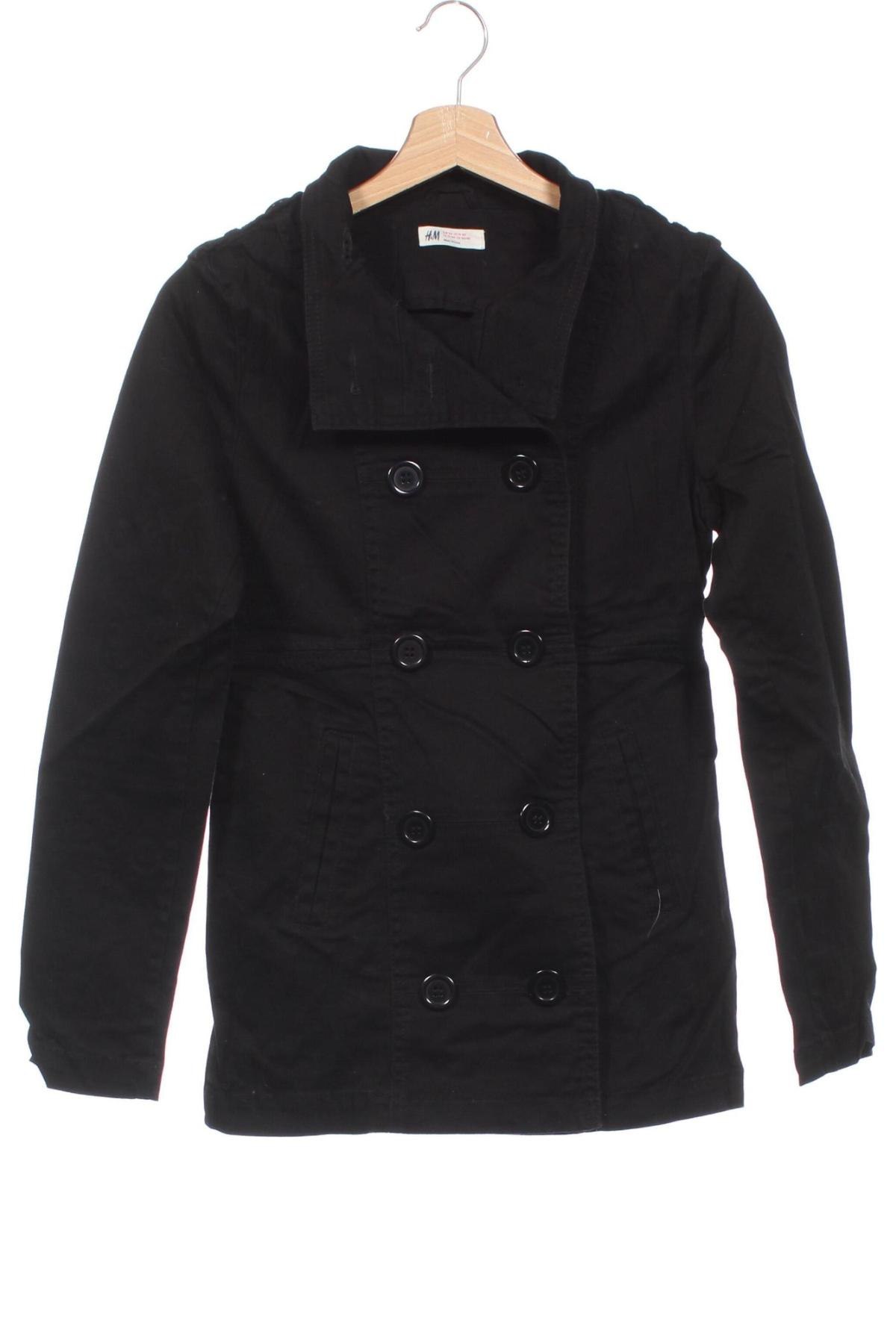 Kinderjacke H&M, Größe 12-13y/ 158-164 cm, Farbe Schwarz, Preis € 17,99