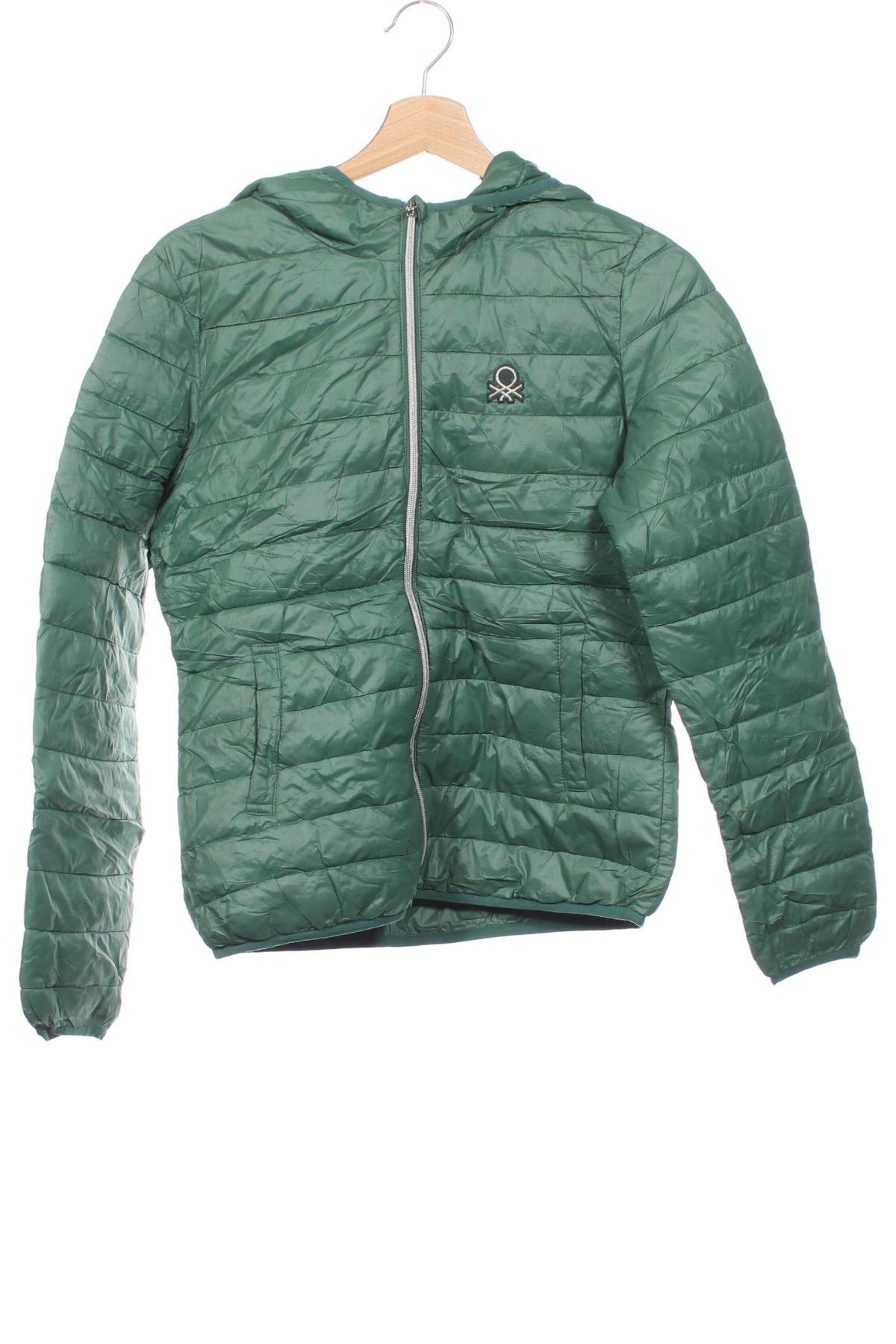 Kinderjacke United Colors Of Benetton, Größe 12-13y/ 158-164 cm, Farbe Grün, Preis 17,99 €