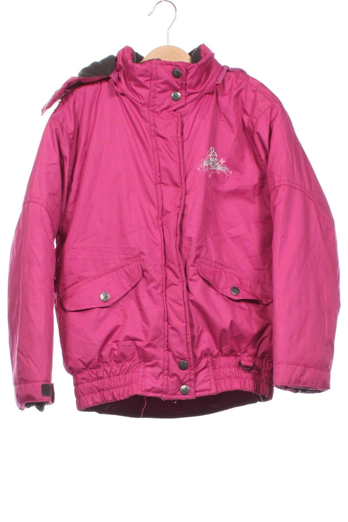 Kinderjacke für Wintersport Okay, Größe 7-8y/ 128-134 cm, Farbe Rosa, Preis 24,99 €