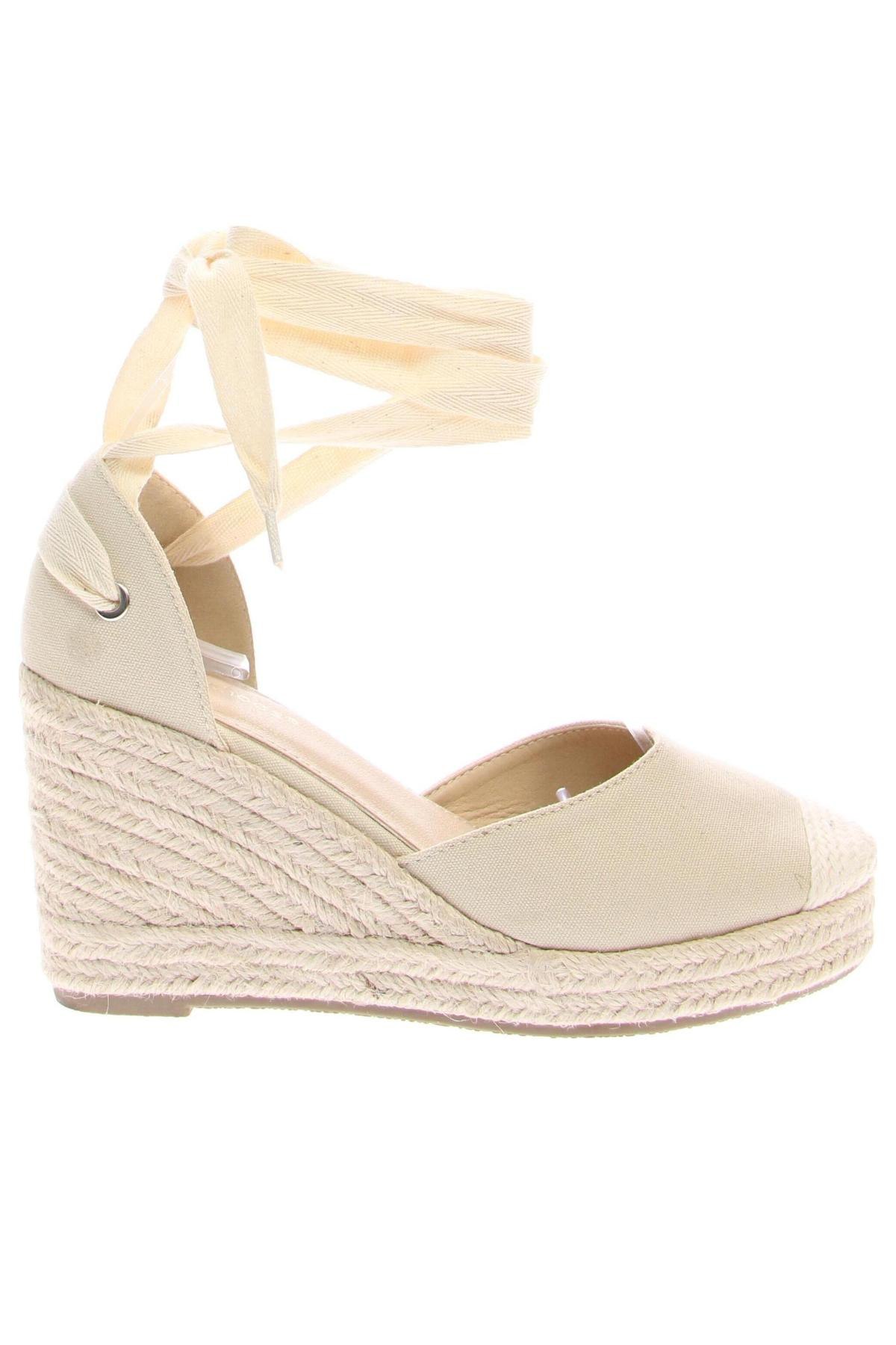 Espadrilles Ideal Shoes, Größe 36, Farbe Beige, Preis 13,99 €