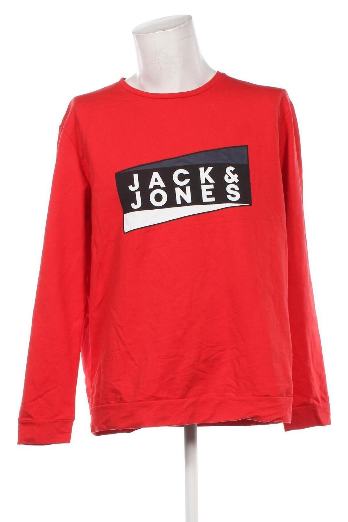 Bluză de bărbați Jack & Jones, Mărime M, Culoare Roșu, Preț 65,99 Lei