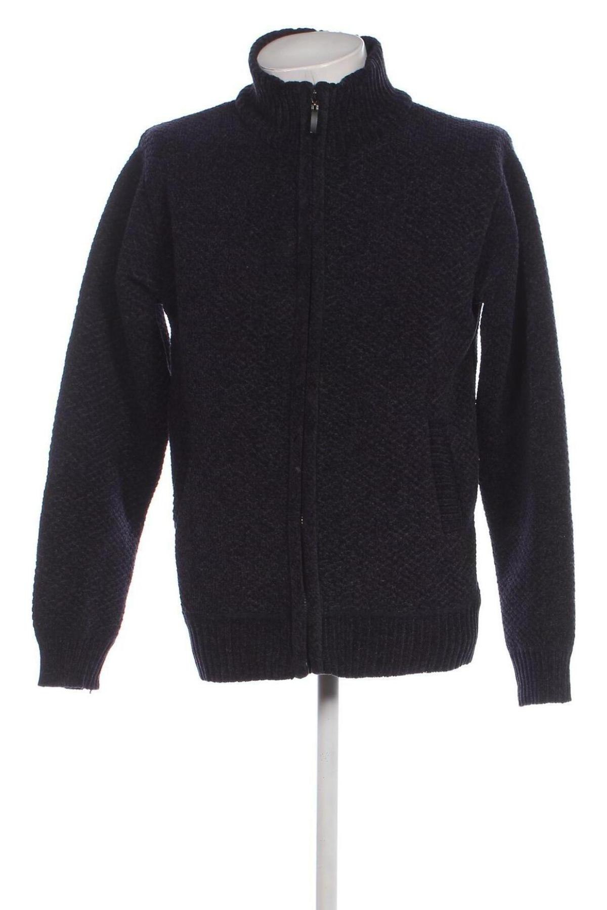 Herren Strickjacke, Größe M, Farbe Blau, Preis 17,99 €