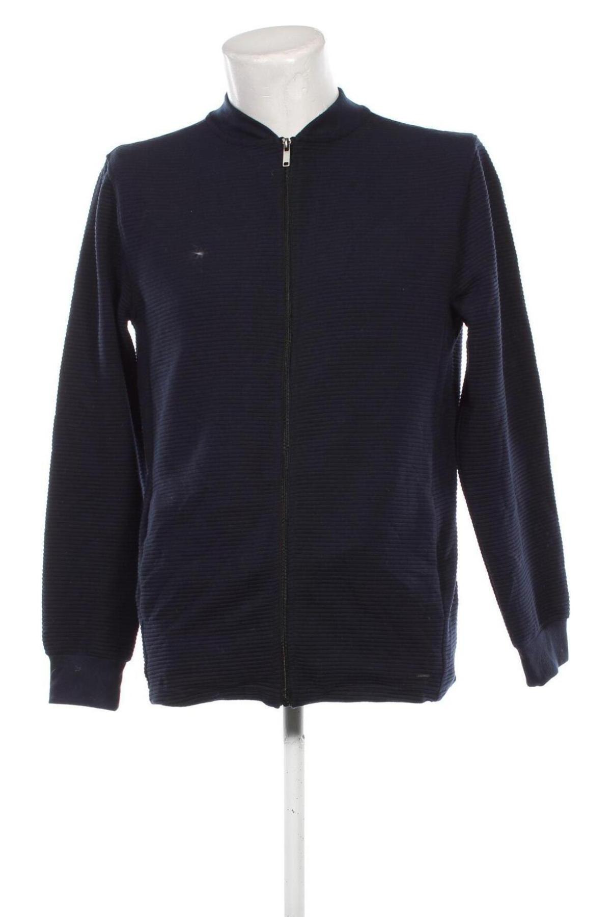 Herren Strickjacke, Größe L, Farbe Blau, Preis 12,99 €