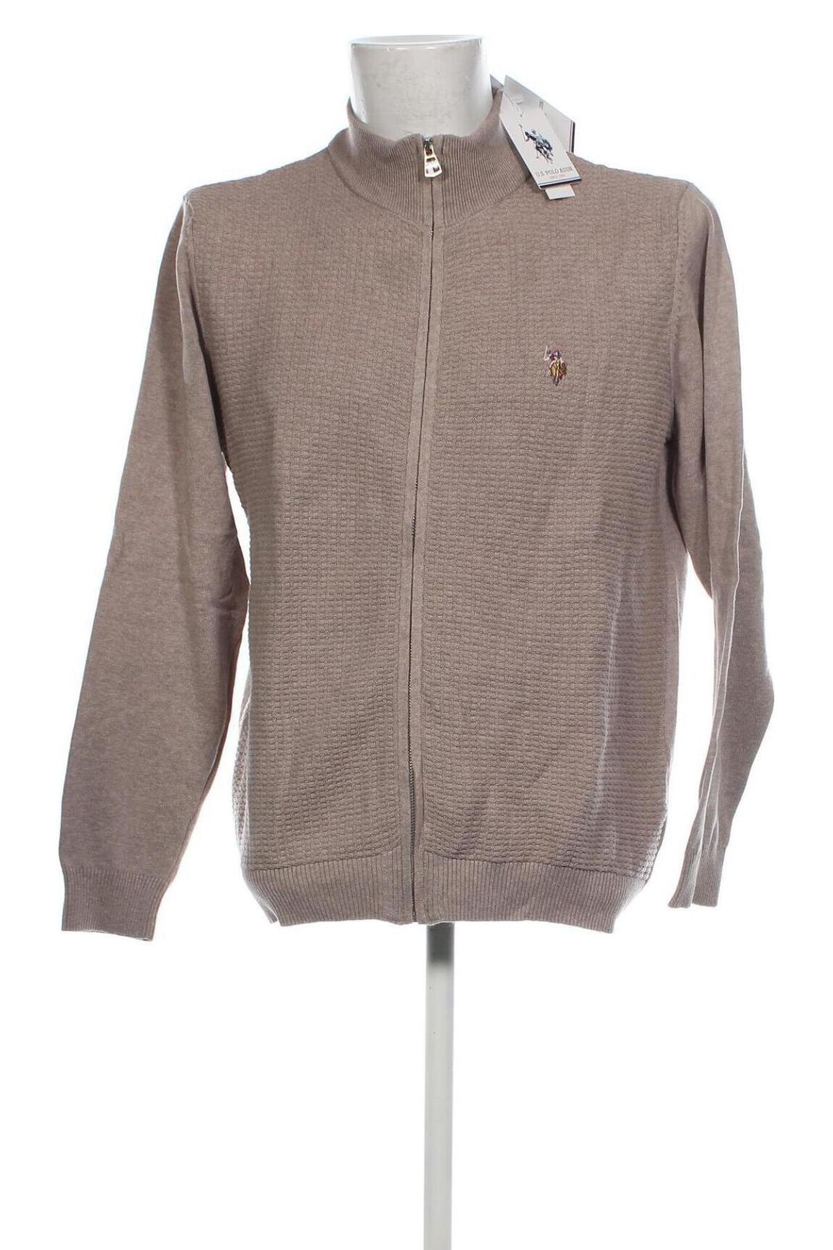 Pánsky kardigán U.S. Polo Assn., Veľkosť XL, Farba Sivá, Cena  68,78 €