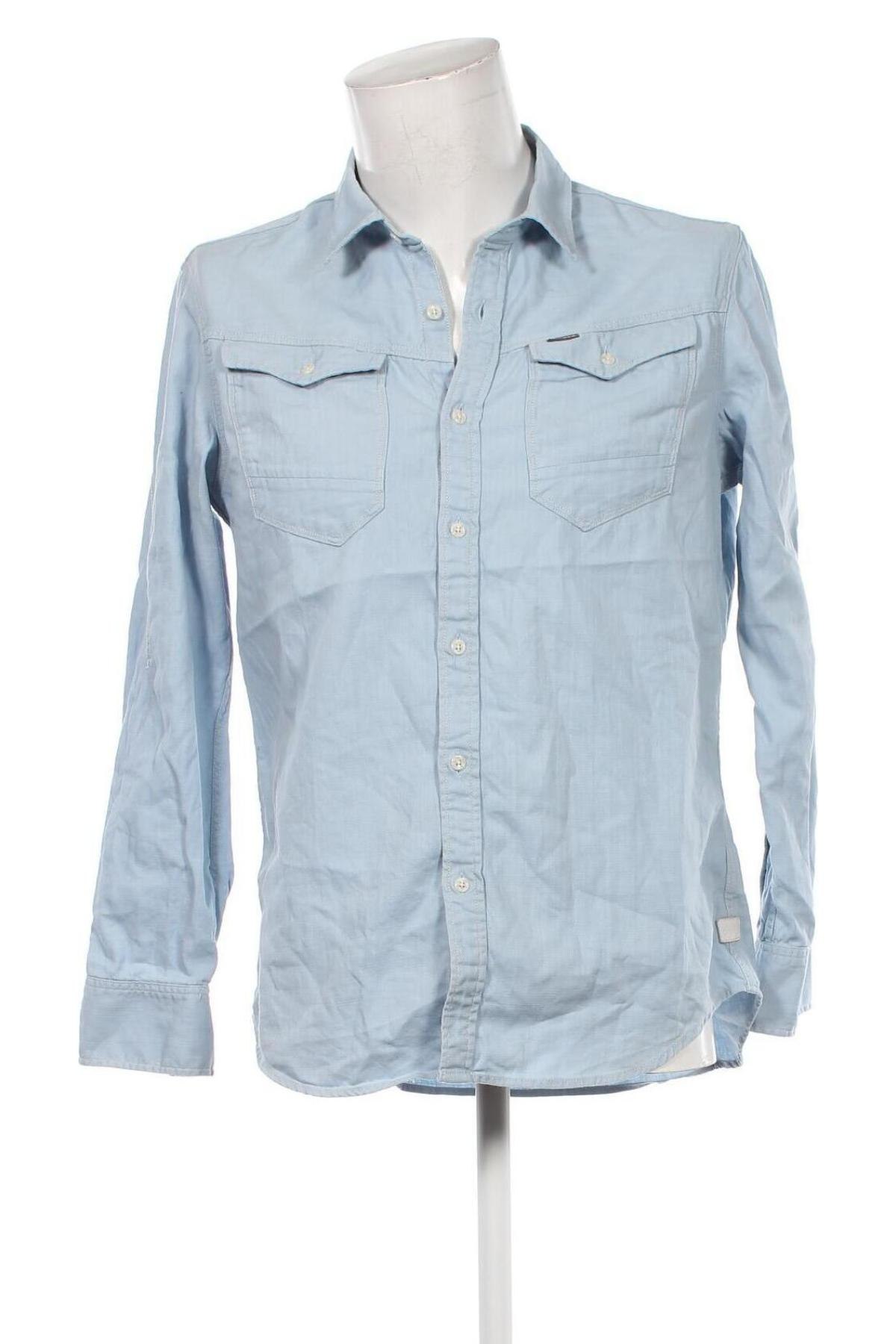 Herrenhemd G-Star Raw, Größe L, Farbe Blau, Preis 26,99 €