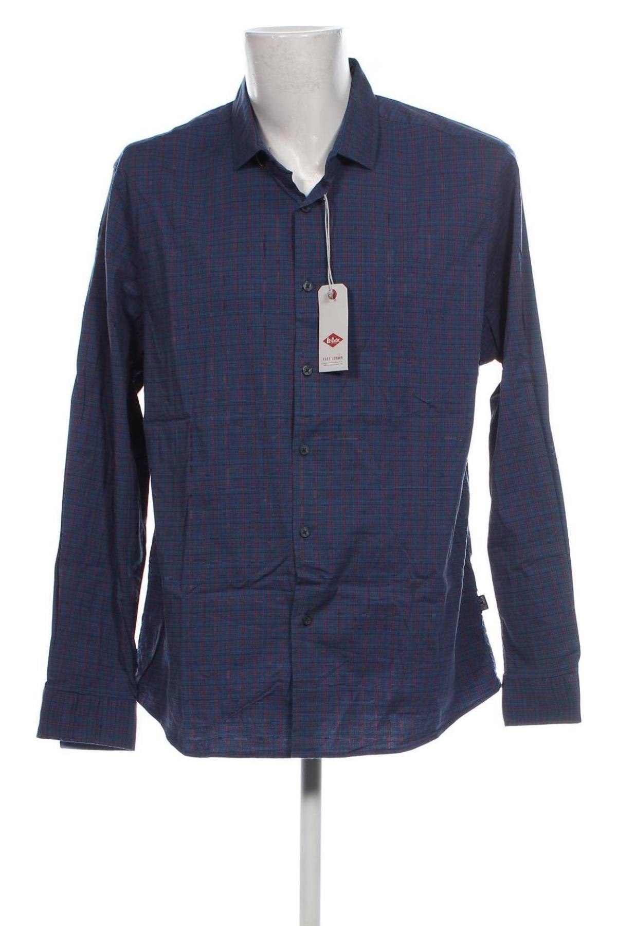 Herrenhemd Lee Cooper, Größe XXL, Farbe Blau, Preis 31,34 €