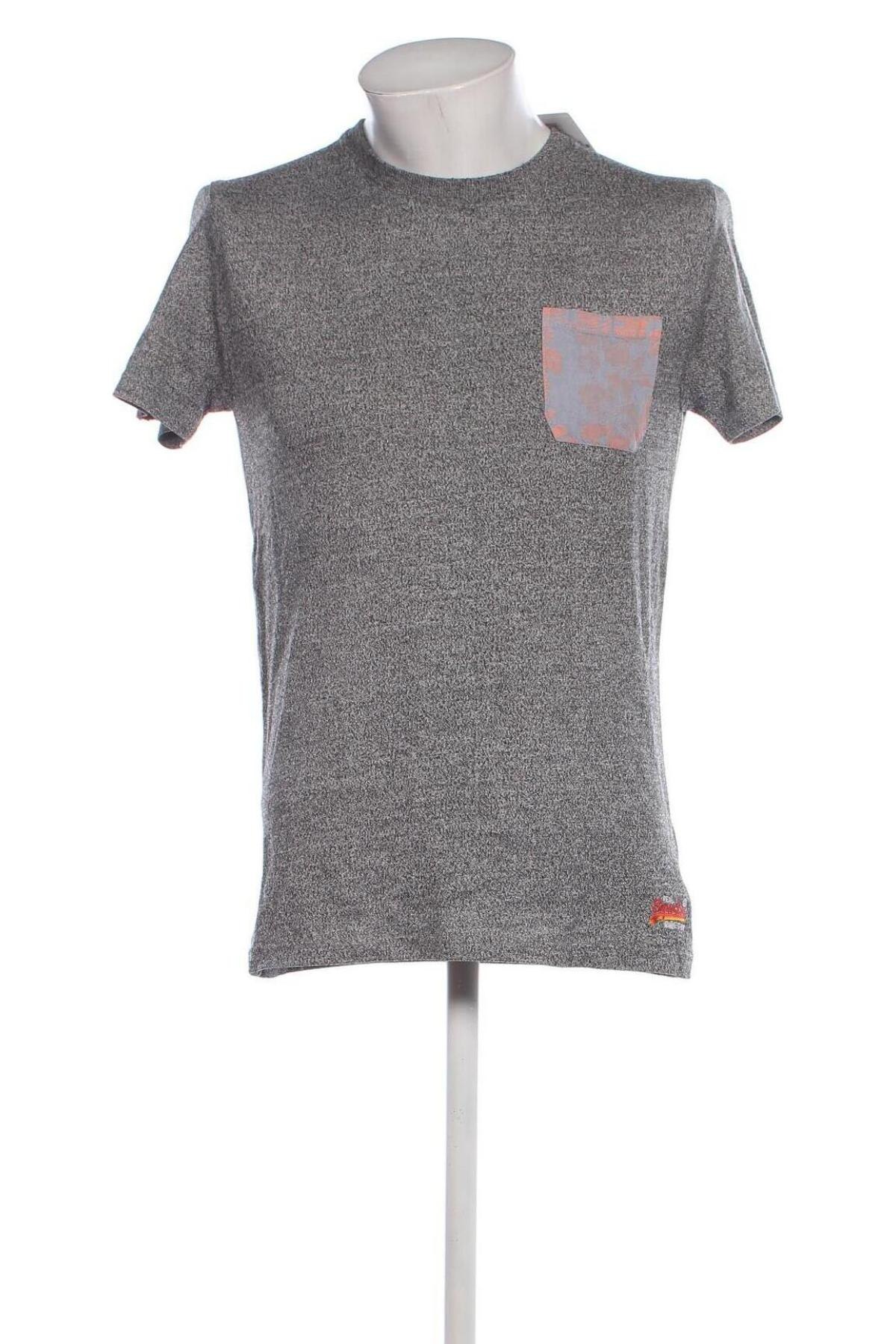 Ανδρικό t-shirt Superdry, Μέγεθος M, Χρώμα Γκρί, Τιμή 10,99 €