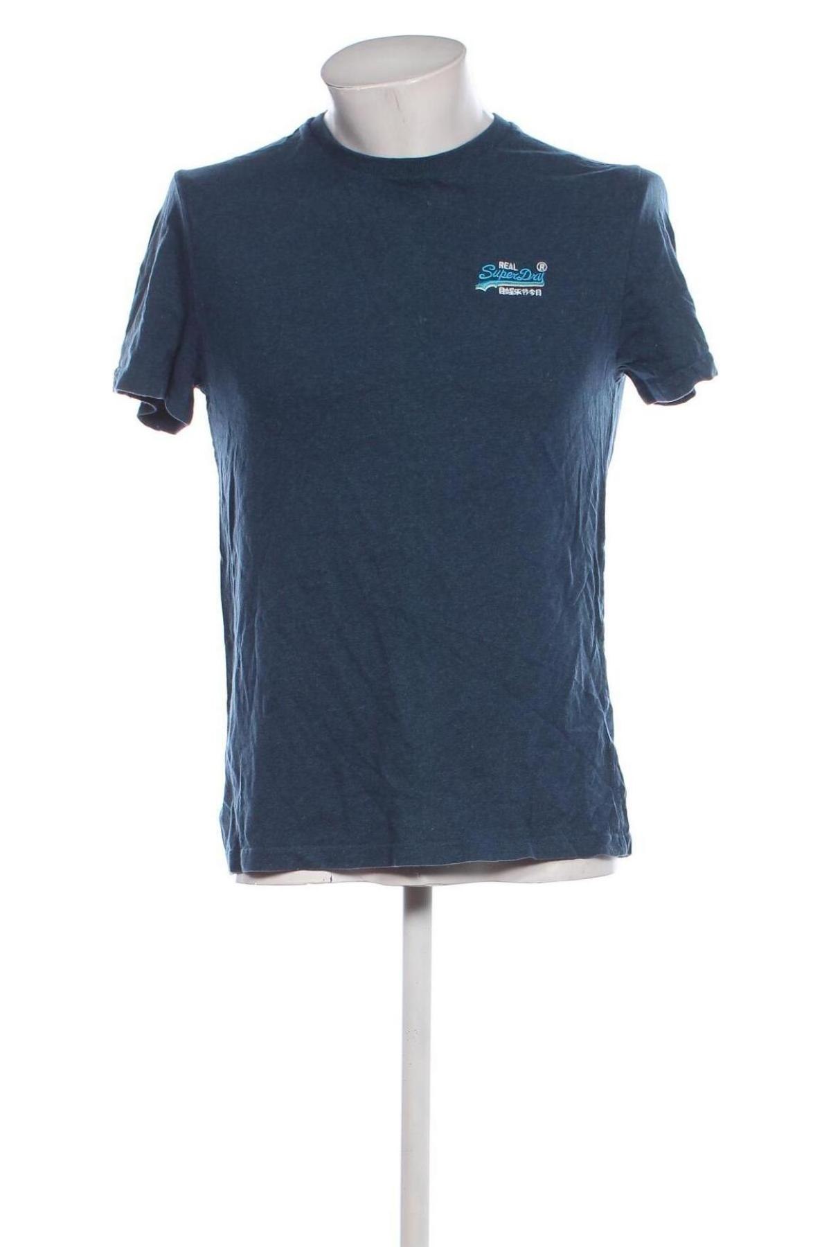 Ανδρικό t-shirt Superdry, Μέγεθος L, Χρώμα Μπλέ, Τιμή 11,49 €