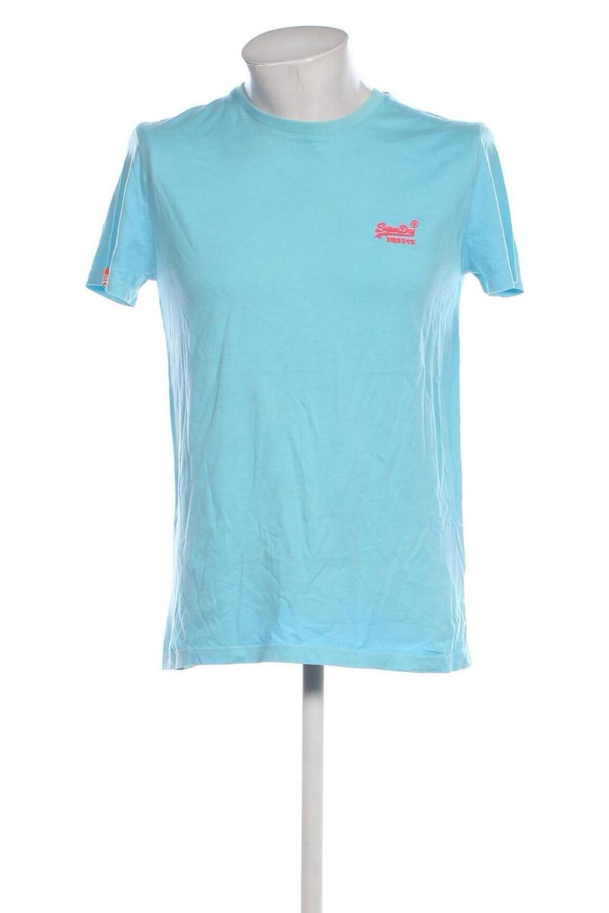 Herren T-Shirt Superdry, Größe L, Farbe Blau, Preis 12,99 €