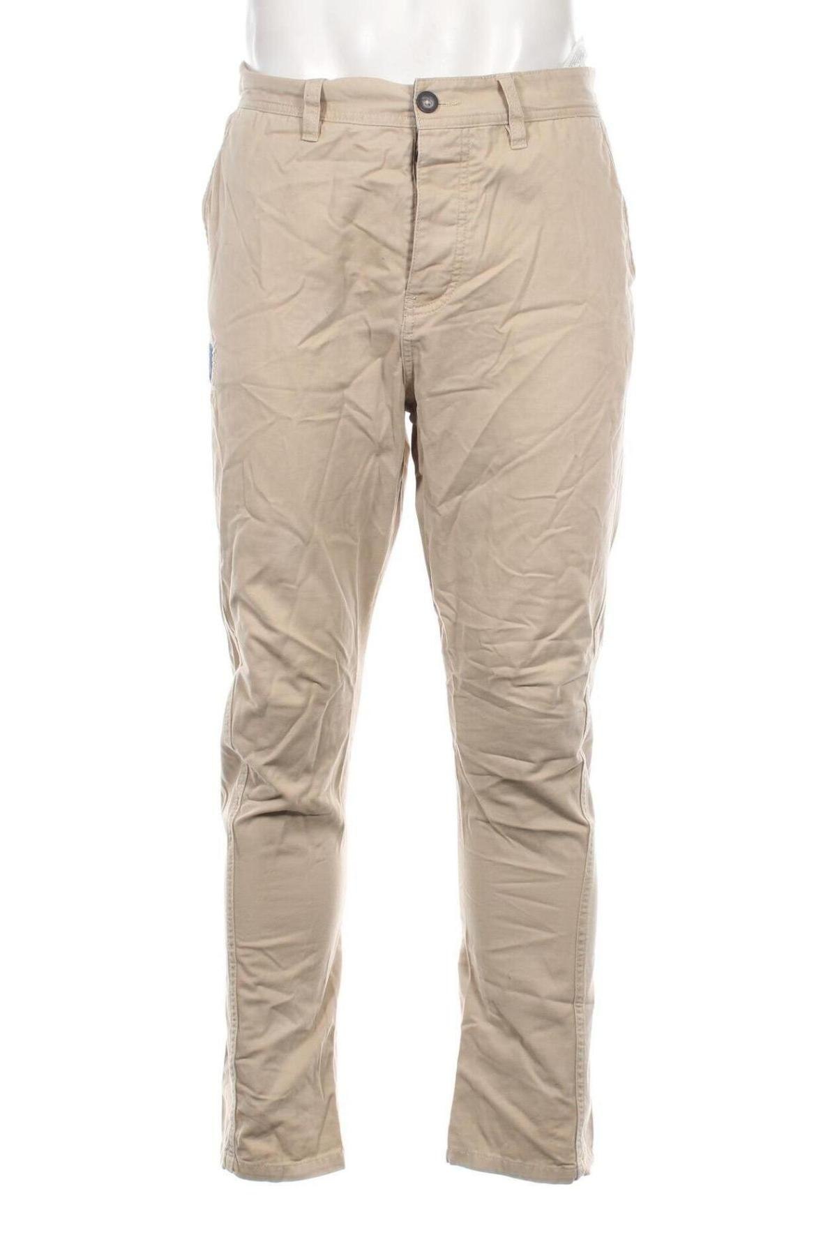 Herrenhose Bershka, Größe XL, Farbe Beige, Preis 13,99 €