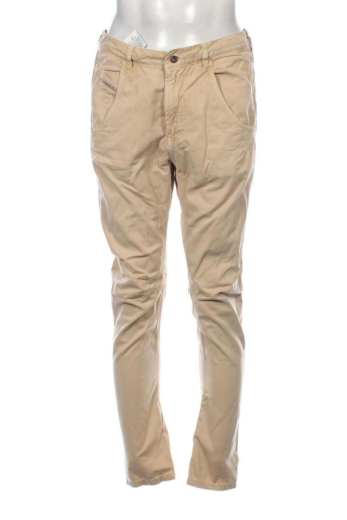 Herrenhose Diesel, Größe L, Farbe Beige, Preis € 89,99