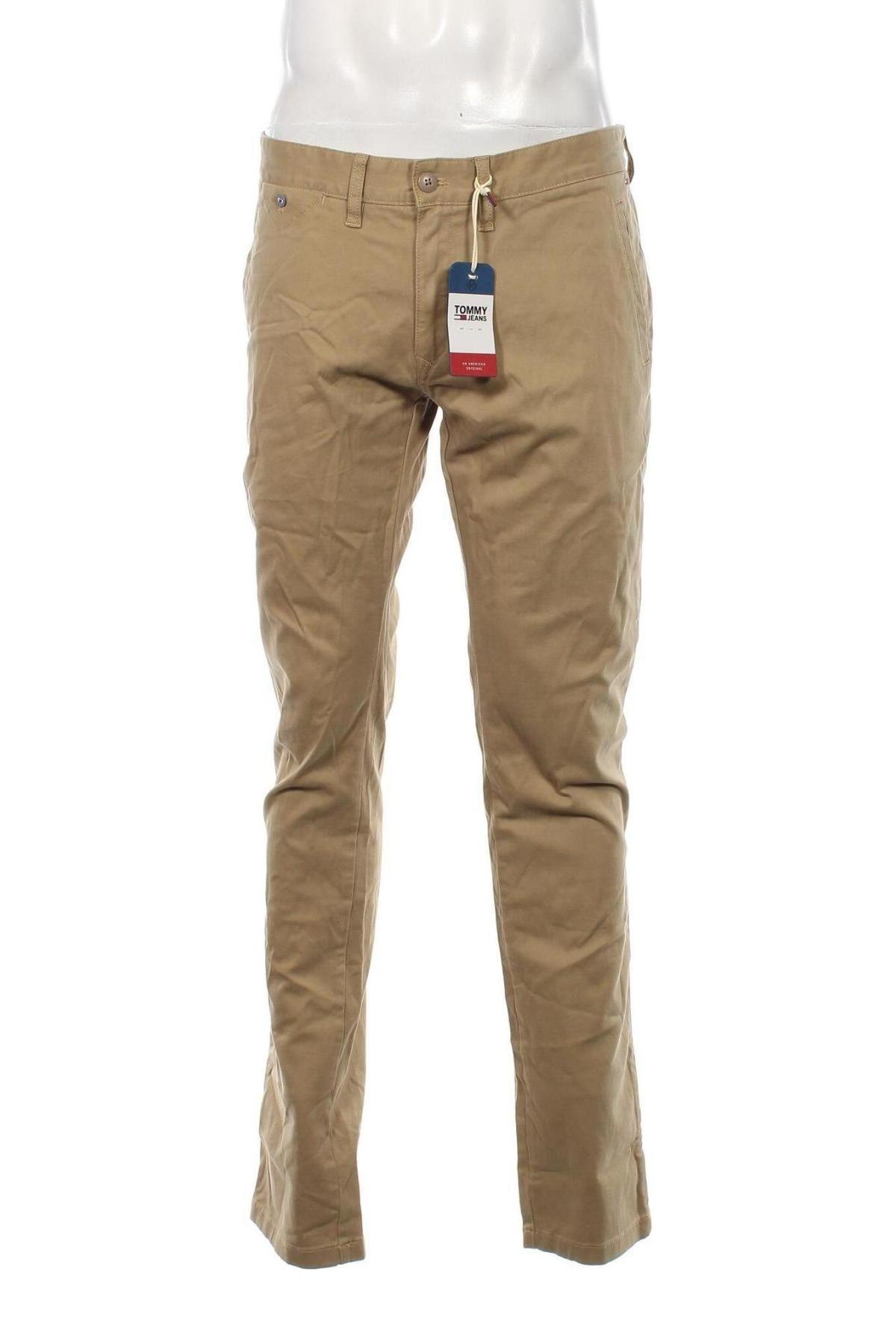 Herrenhose Tommy Jeans, Größe L, Farbe Beige, Preis € 48,49