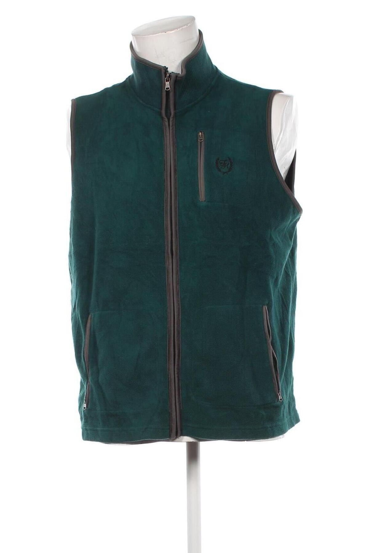 Vestă polară de bărbați Tommy Hilfiger, Mărime XXL, Culoare Verde, Preț 404,99 Lei