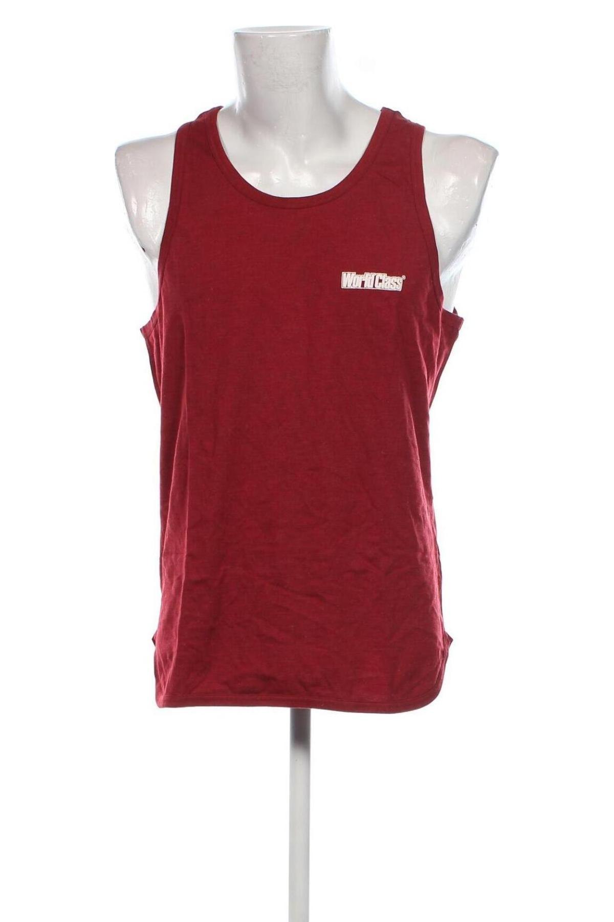 Herren Tanktop, Größe M, Farbe Rot, Preis 6,49 €