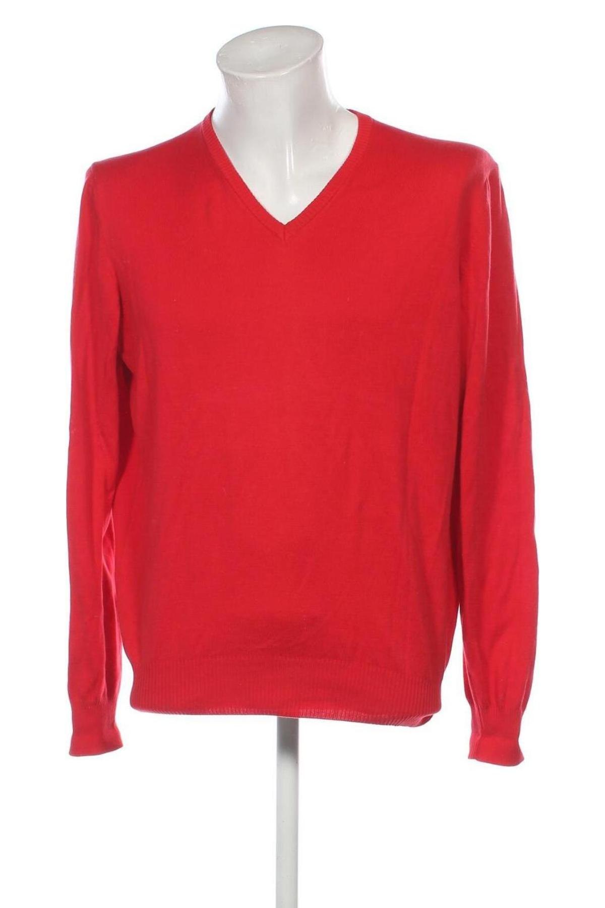 Herrenpullover Gran Sasso, Größe M, Farbe Rot, Preis 28,49 €