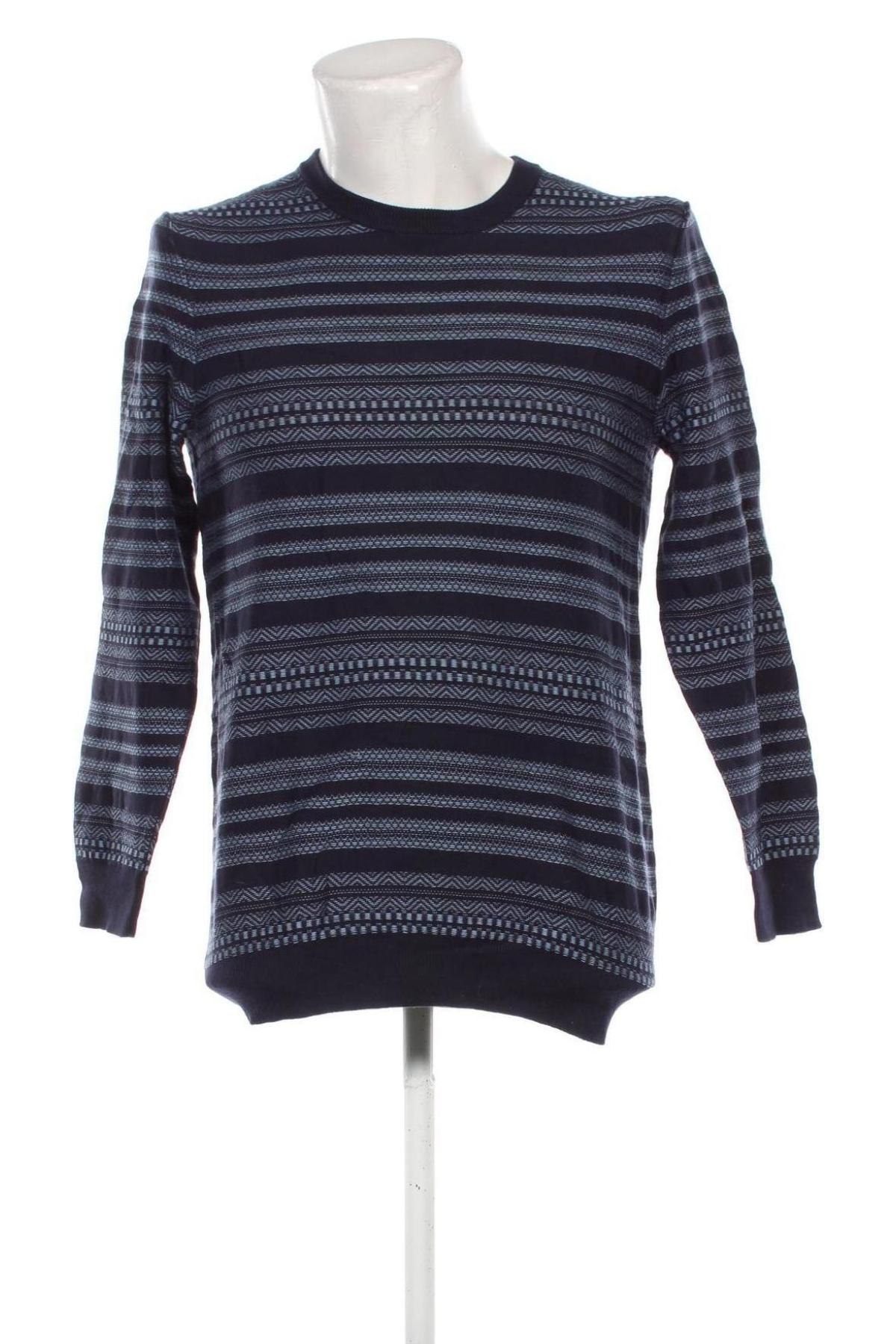 Herrenpullover Manor, Größe M, Farbe Blau, Preis 14,99 €