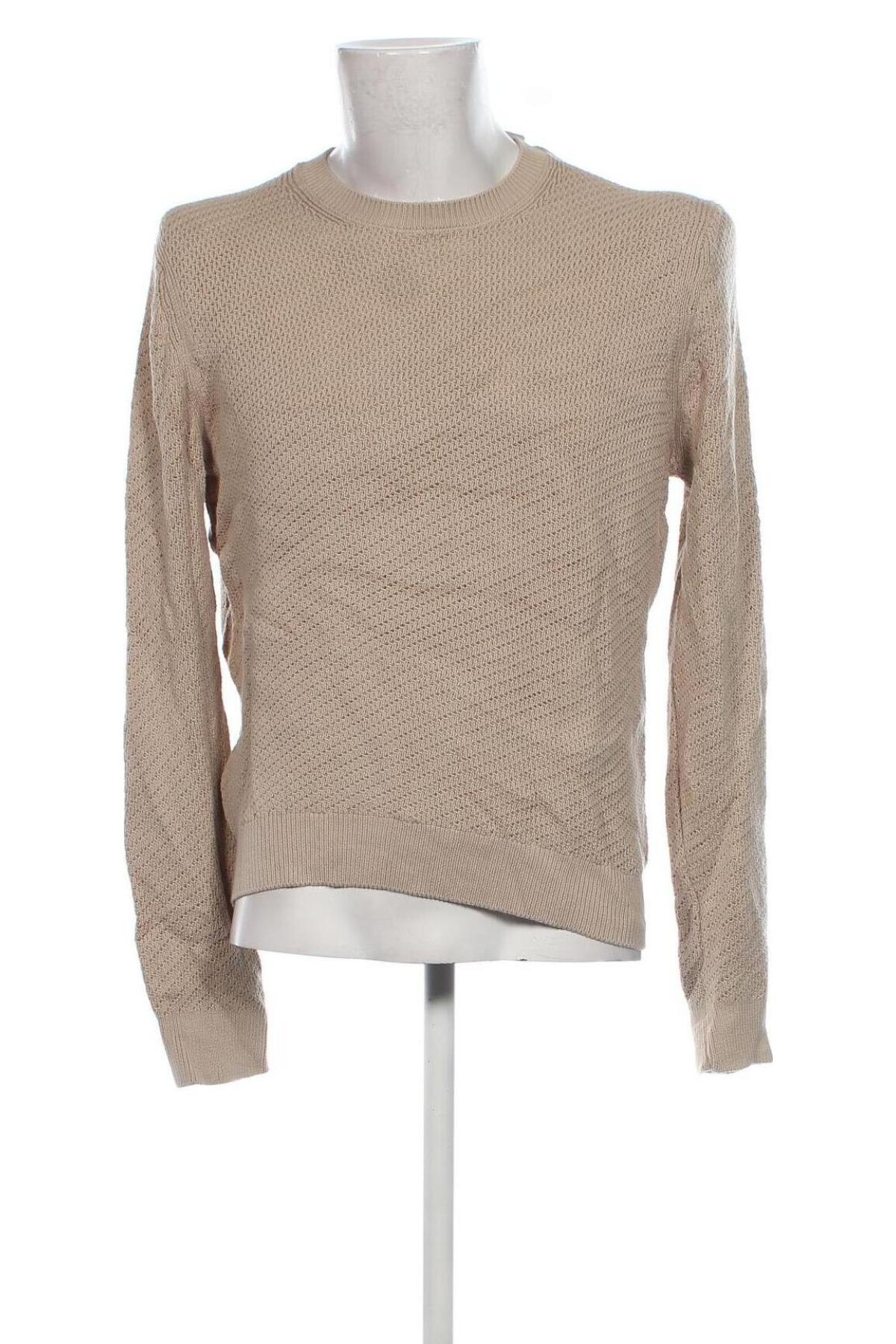 Herrenpullover Massimo Dutti, Größe L, Farbe Beige, Preis € 43,49