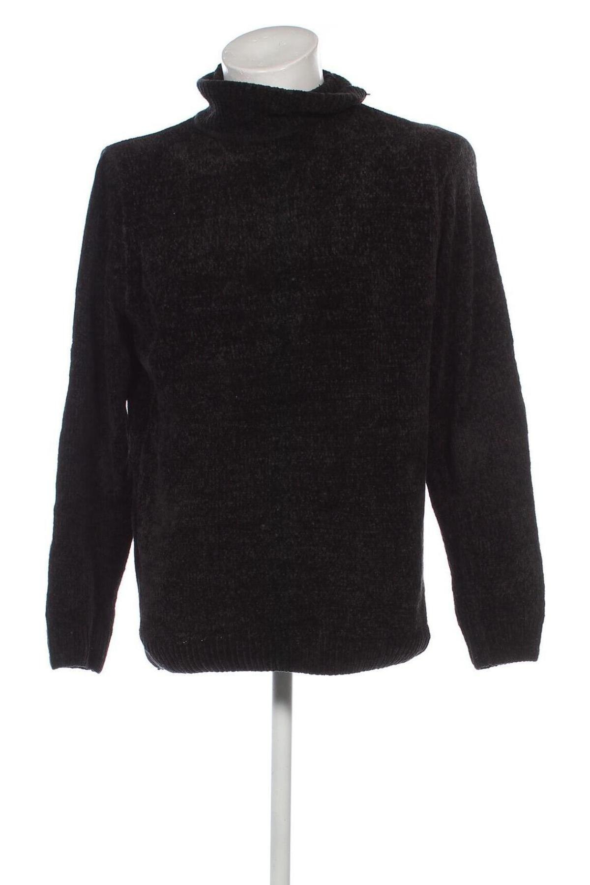 Herrenpullover Piazza Italia, Größe L, Farbe Schwarz, Preis € 10,49